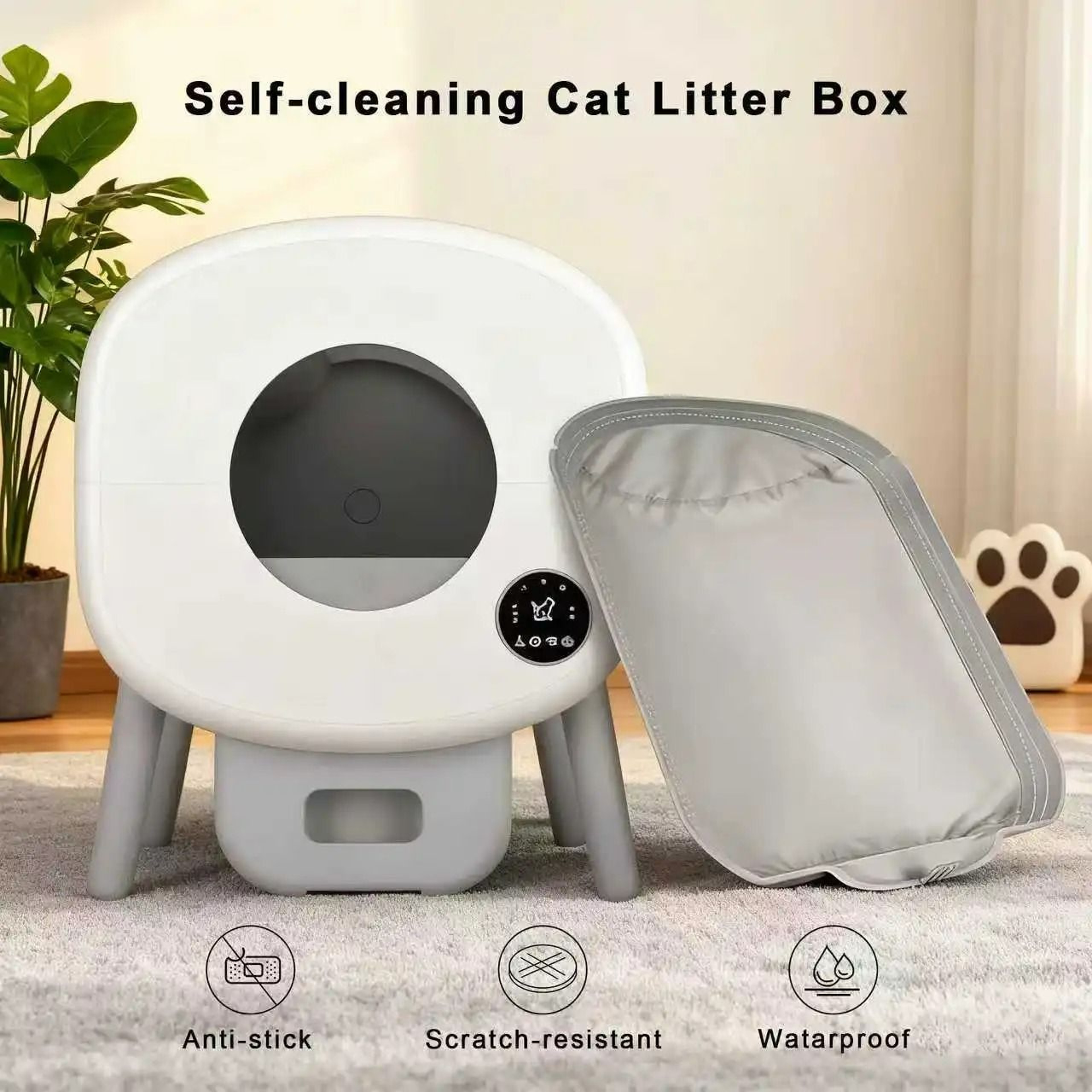 Premium Soft Replacement Fabric Liner For Smart Cat Litter Boxes 1
