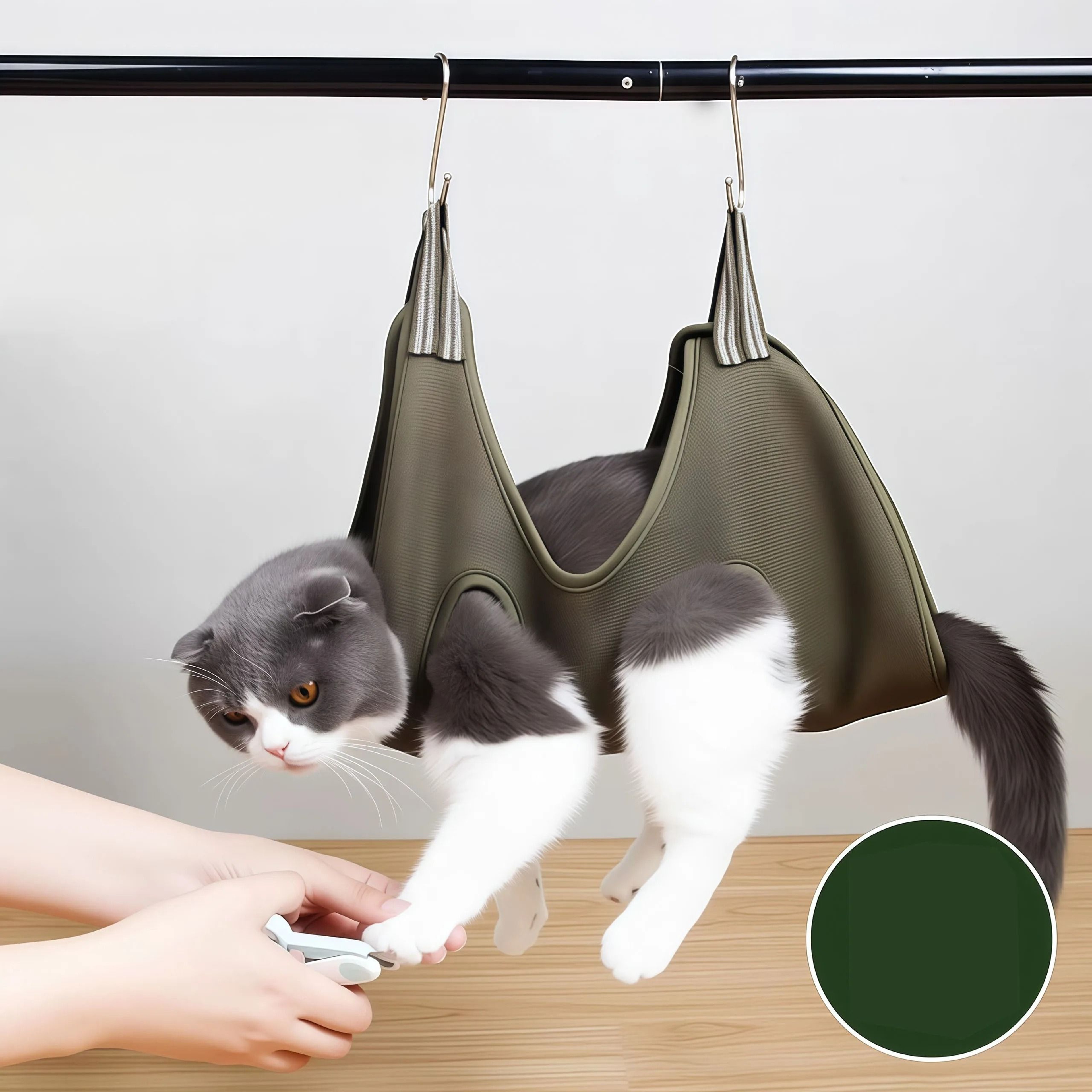 Pet Grooming Restraint Hammock 1