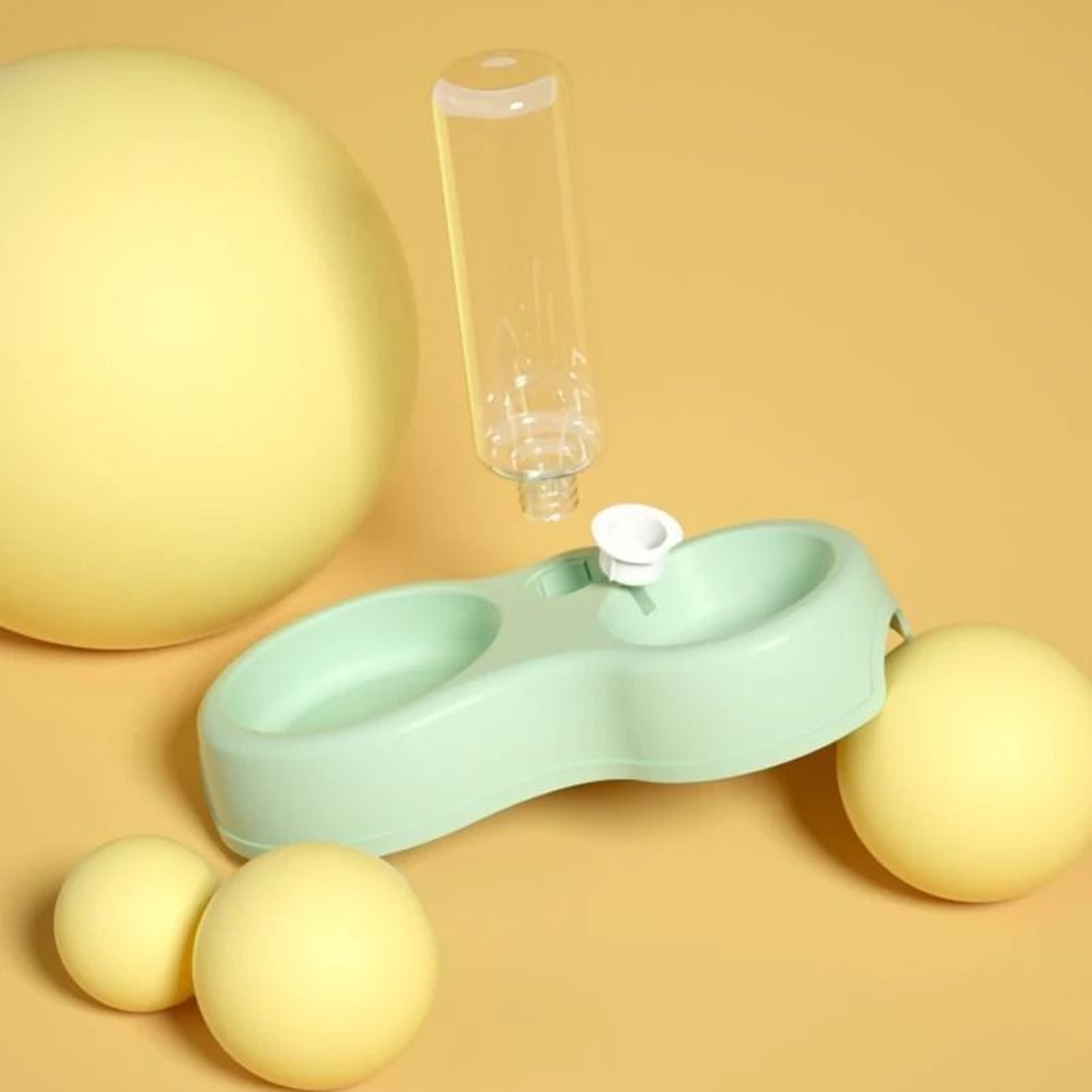 Automatic 2in1 Dual Pet Feeding  Hydration Station 2