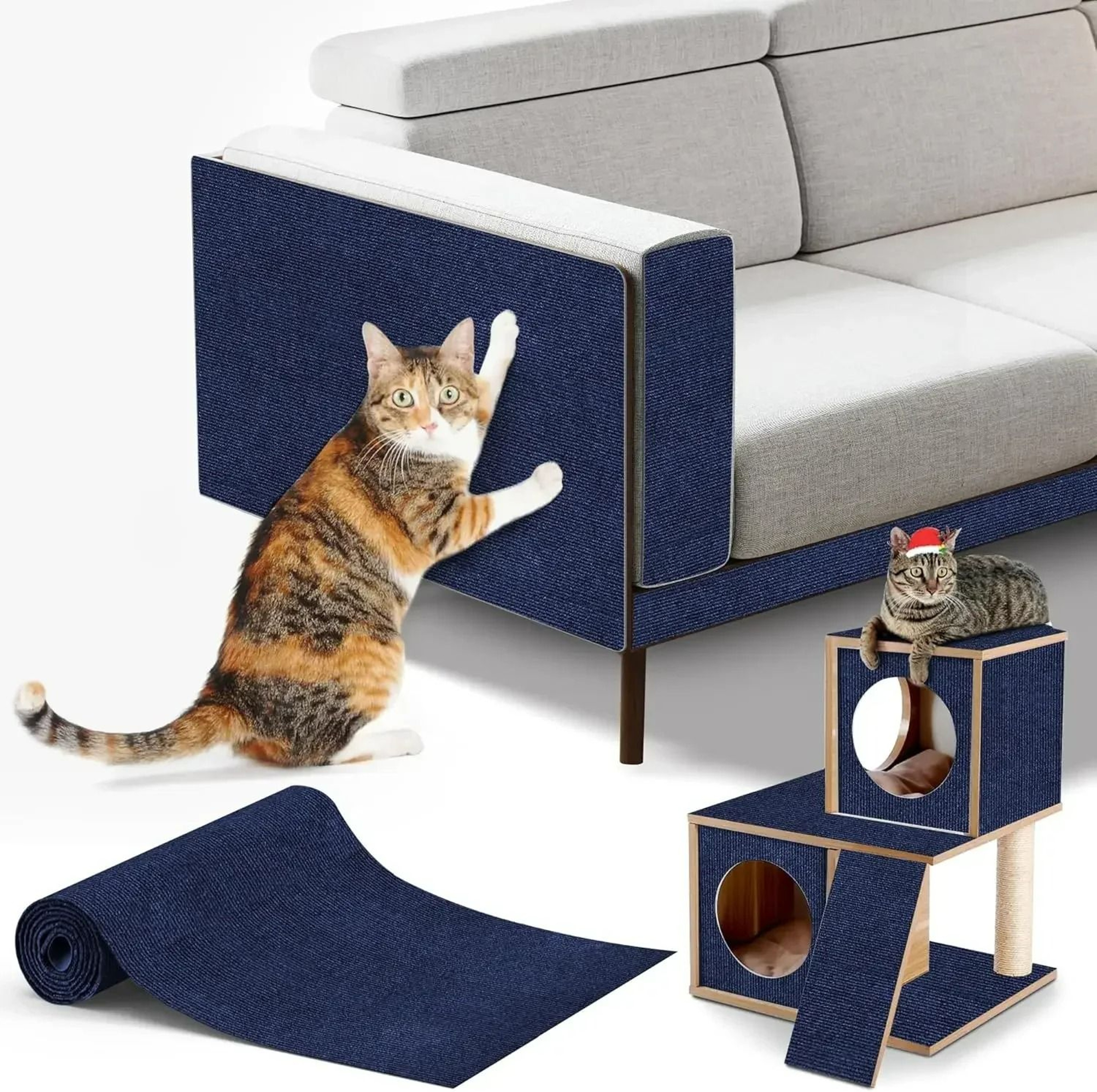 MultiPurpose SelfAdhesive Cat Scratch Protection Carpet 11