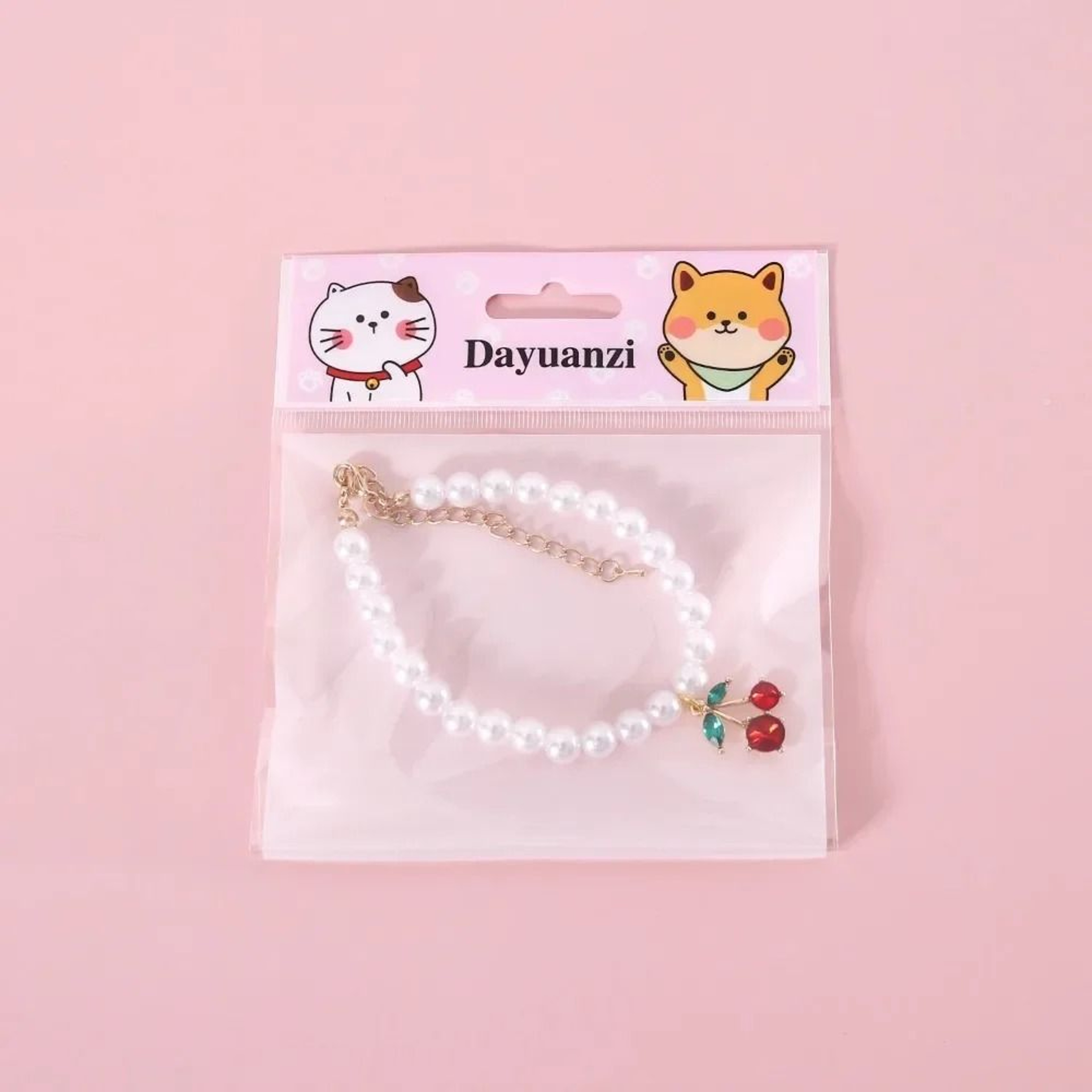 Princess Style Pearl Pendant Jewelry Necklace For Cats And Small Dogs 4