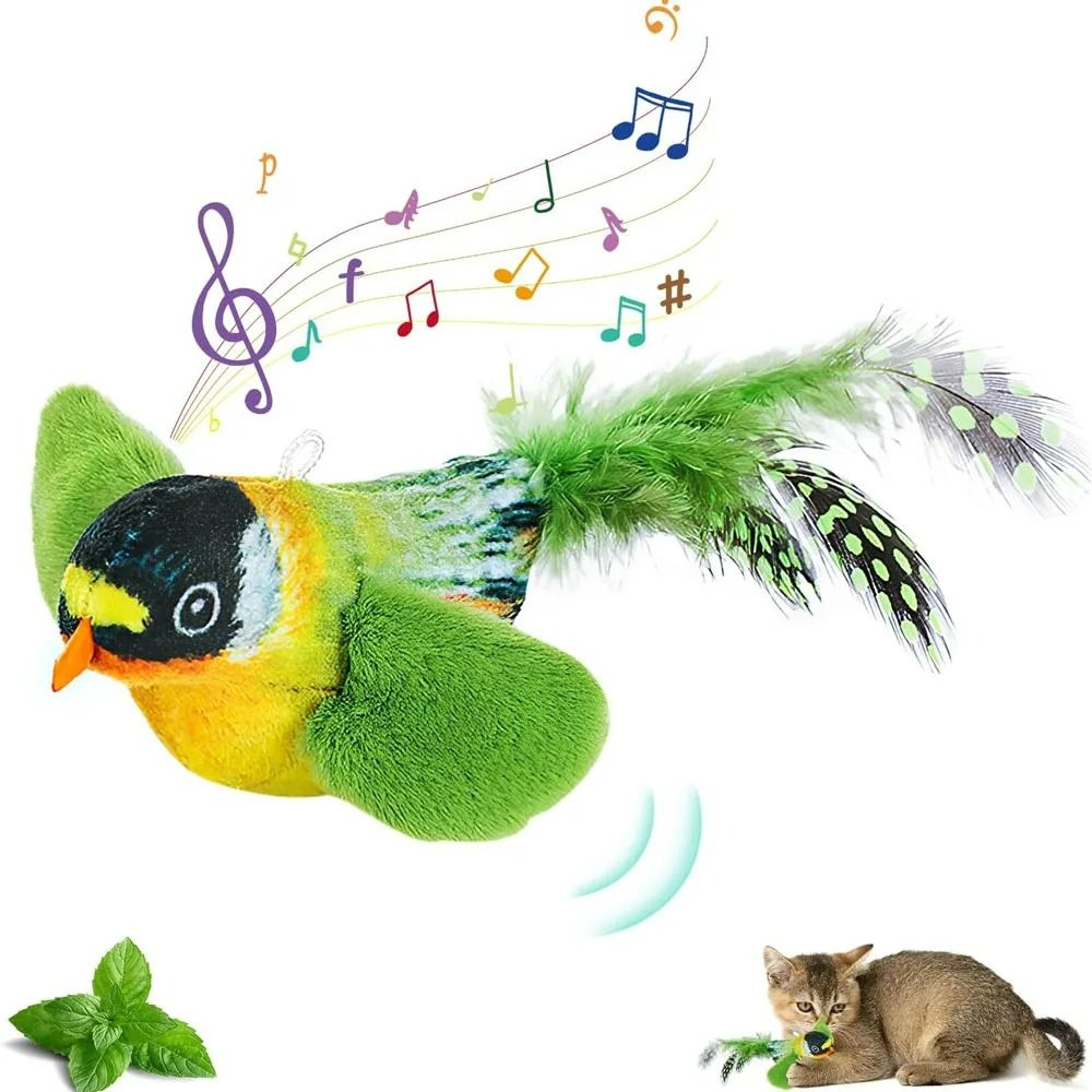 Simulation Chirping Bird Interactive Plush Toy 1