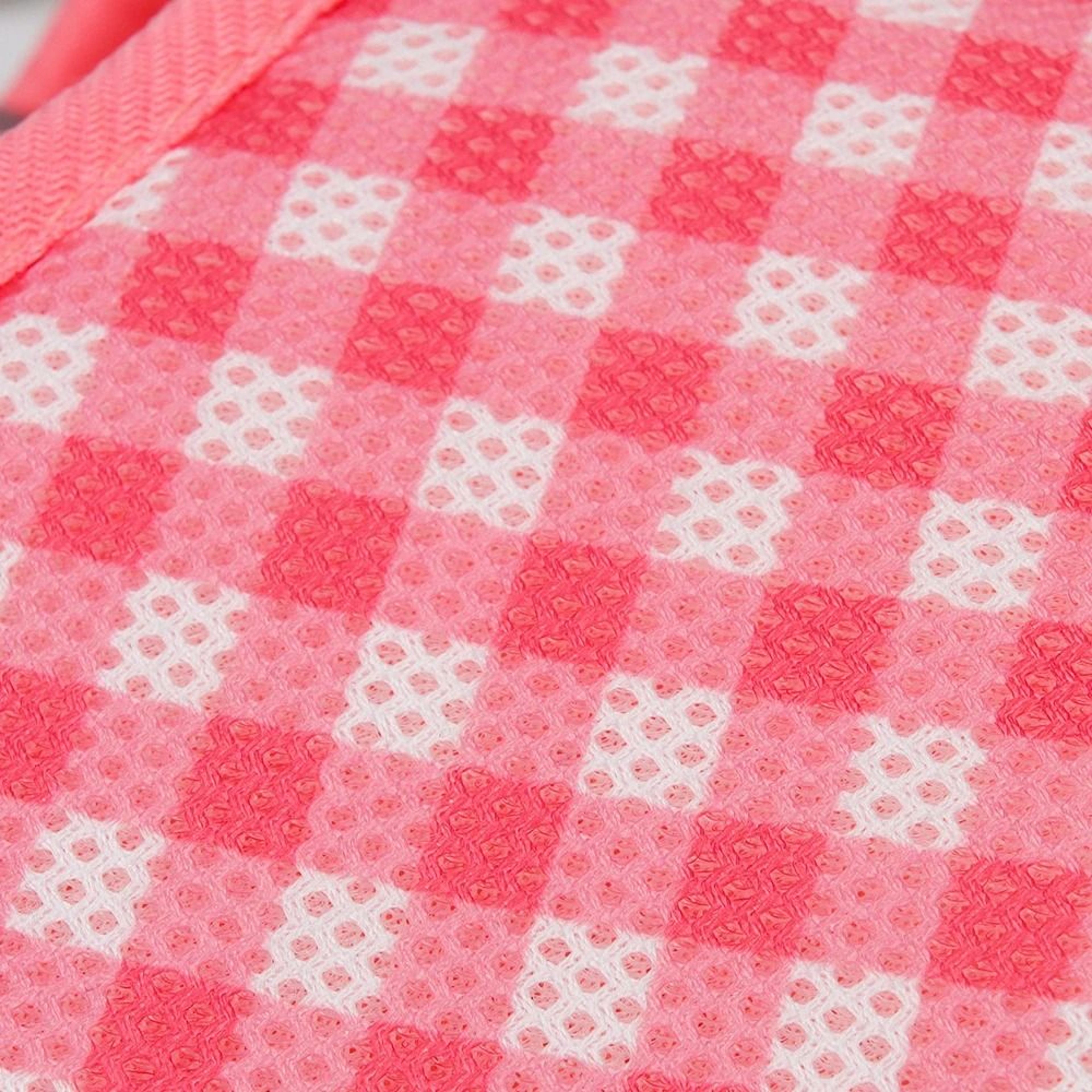 Checkered Breathable Reflective Pet Harness And Leash Set 4