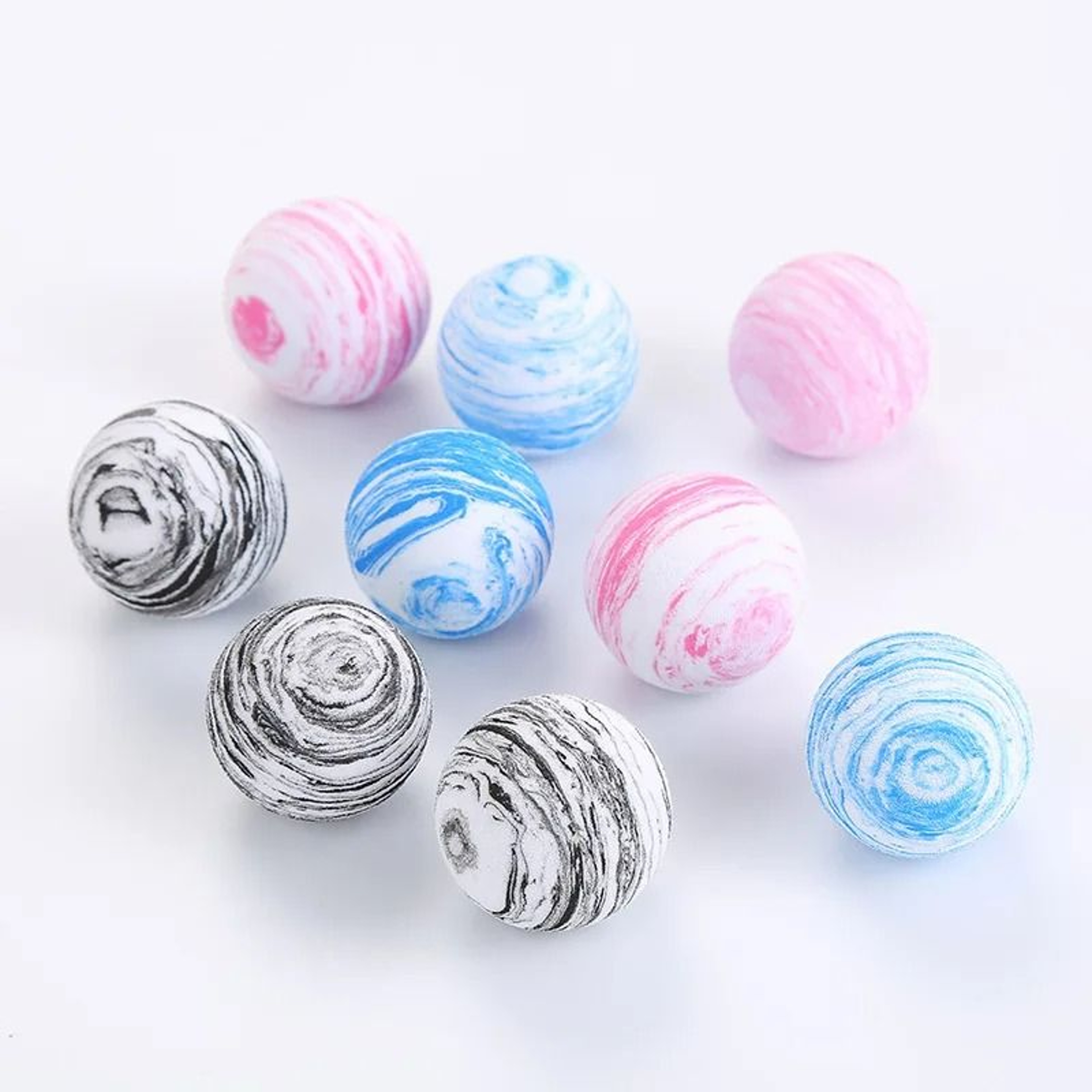Planet Texture Foam Cat Toy Balls 3