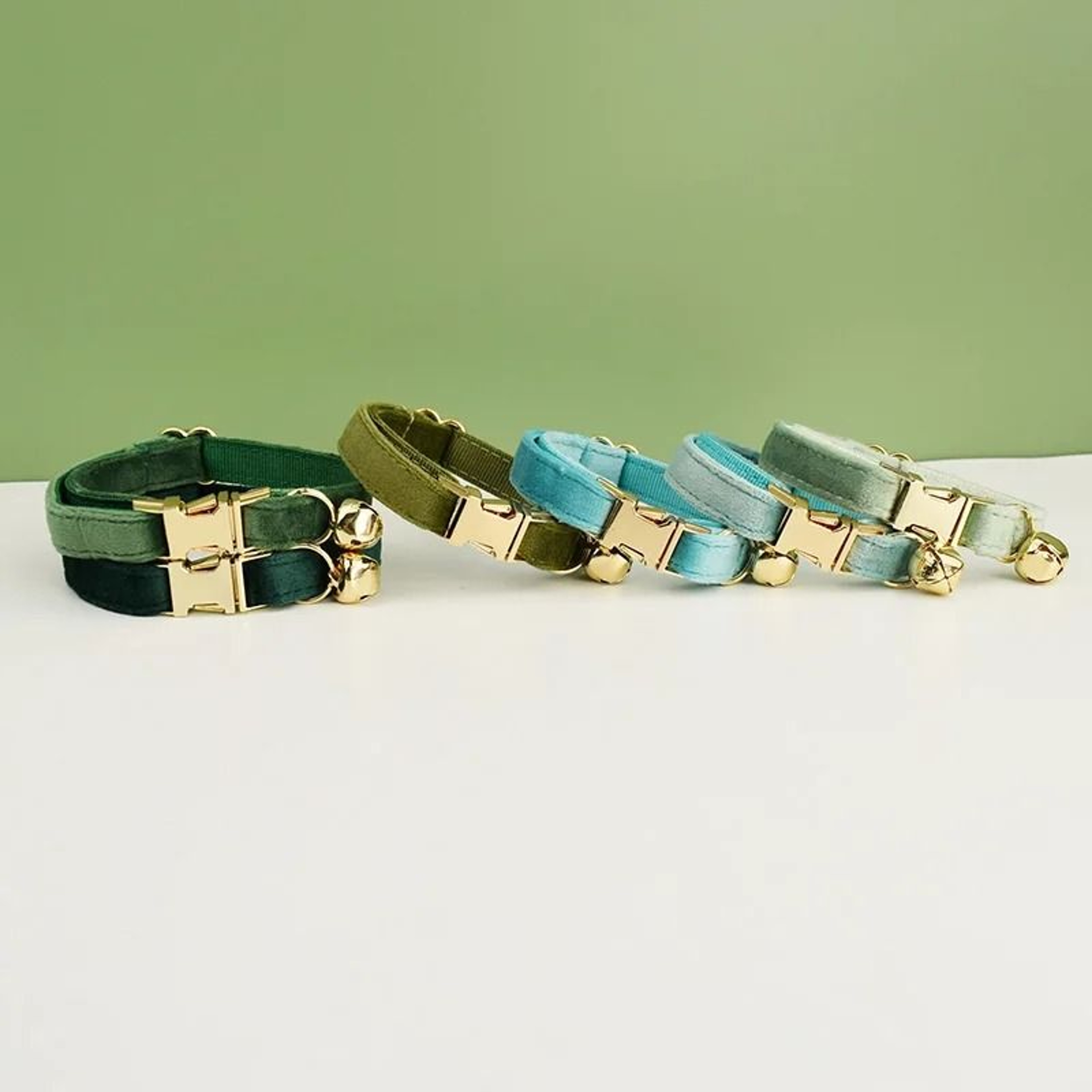 Velvet Bowknot Personalized Cat Collar 4