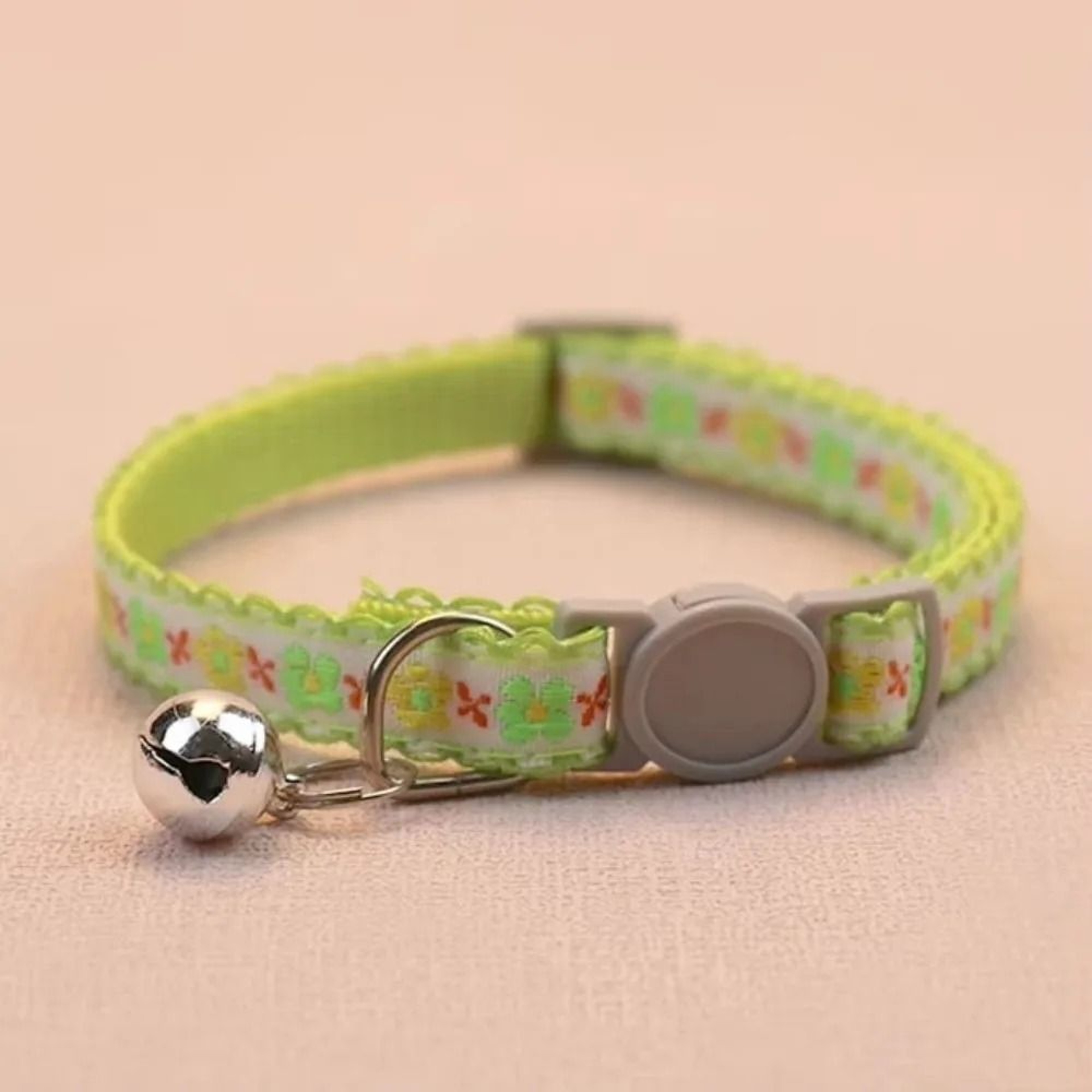 Floral Embroidered Lace Cat Collar 10