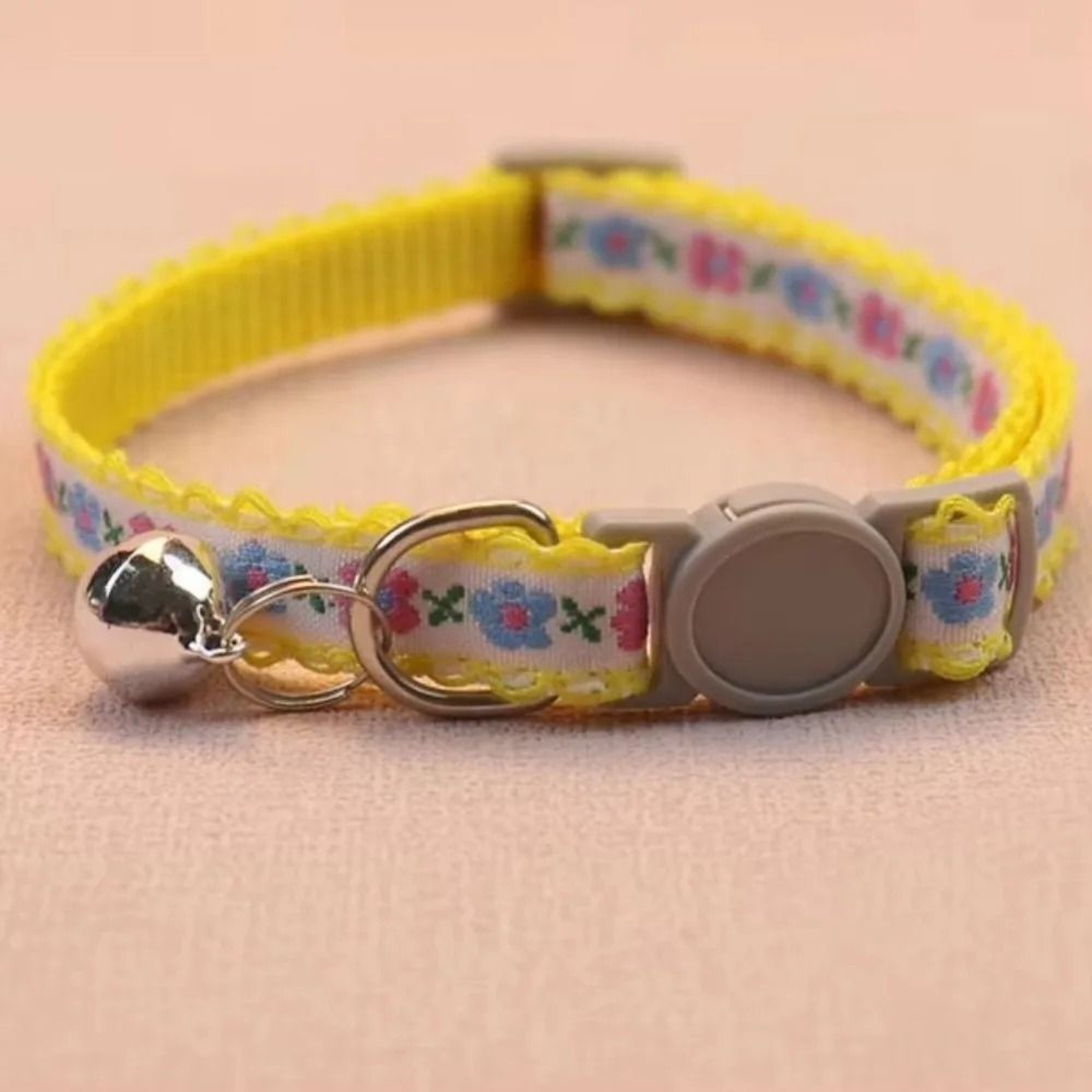 Floral Embroidered Lace Cat Collar 8