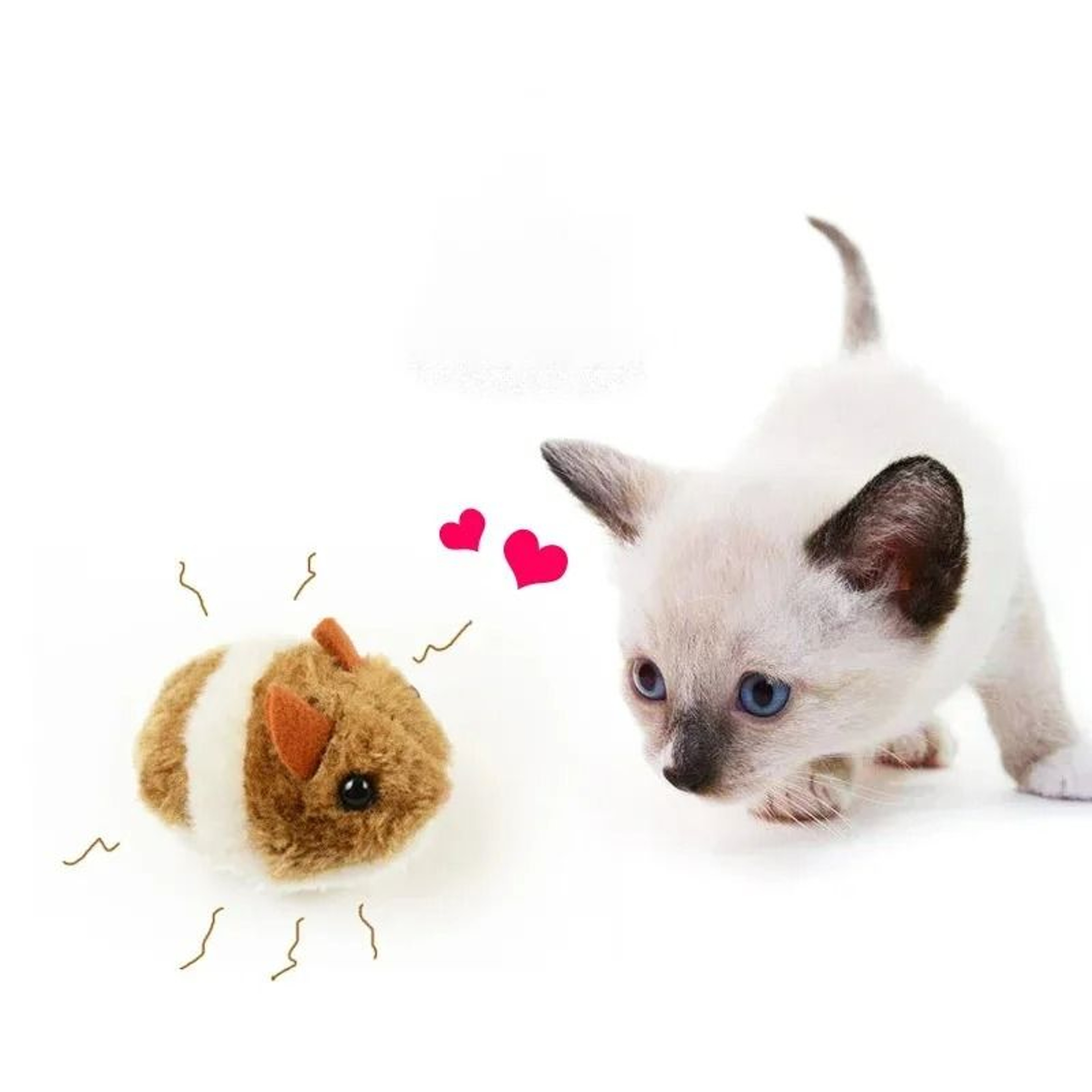 ShakeandGo Plush Motion Mouse Toy 1