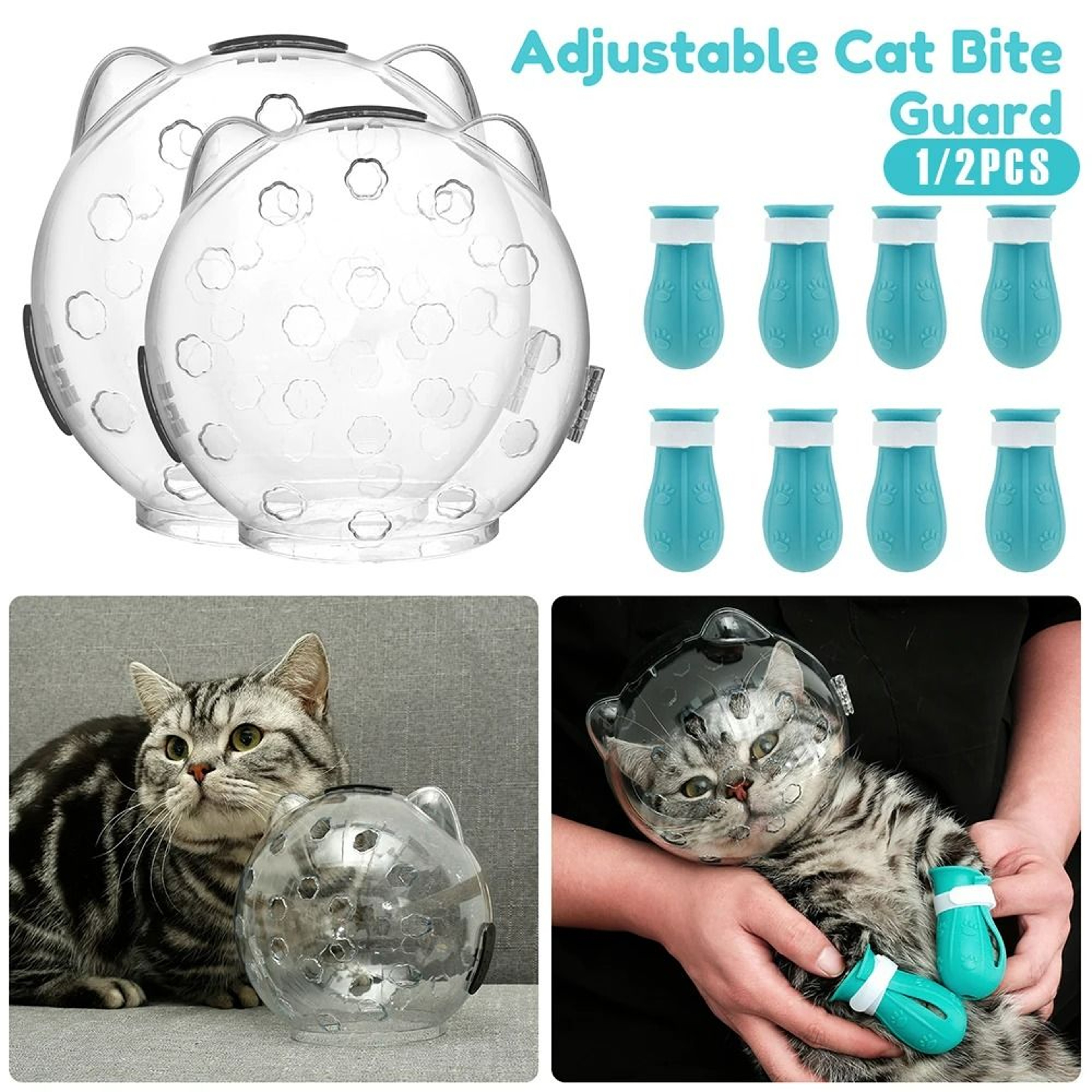 AntiBite Breathable Space Hood  Grooming Booties Set 1