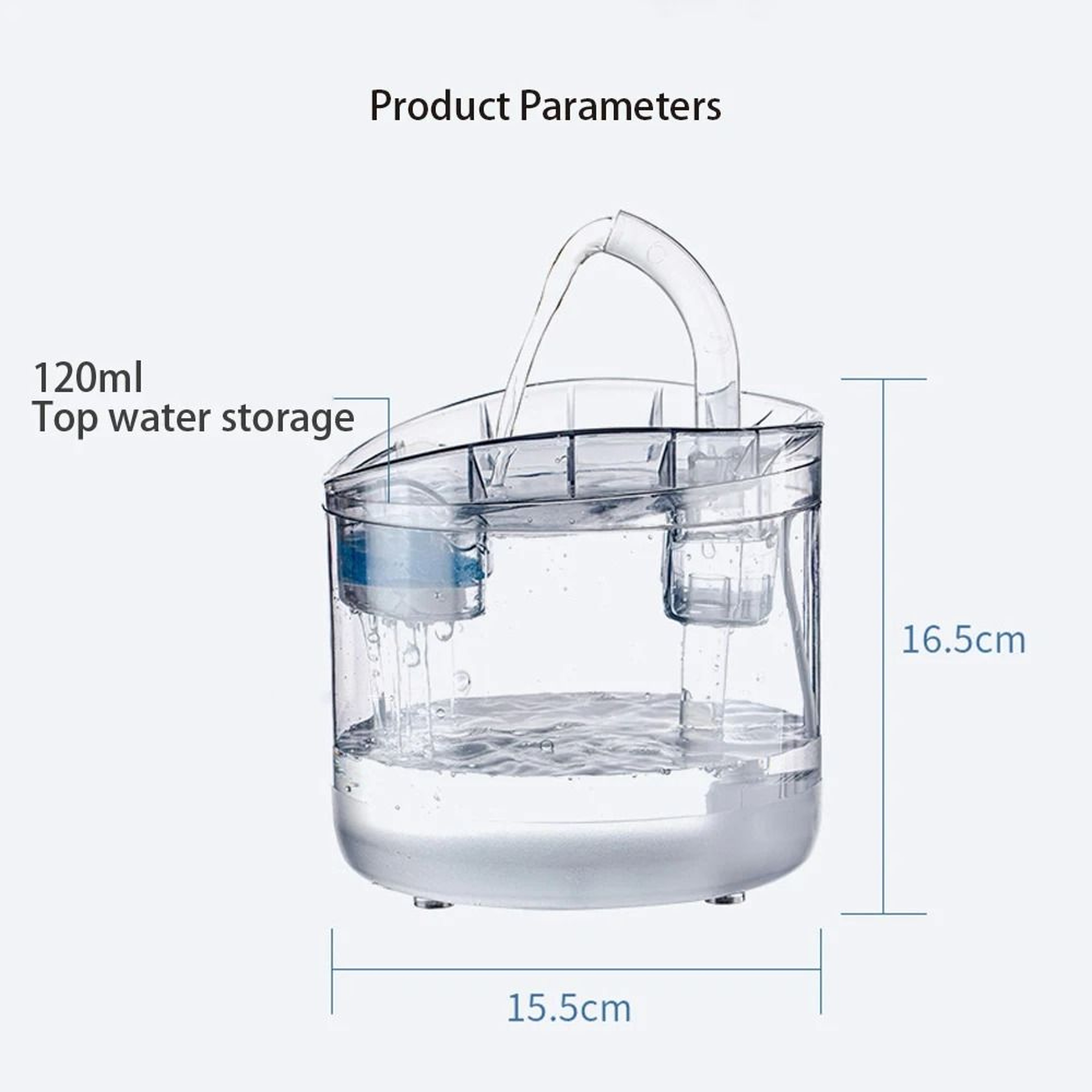 UltraQuiet Automatic Pet Fountain With Motion Sensor 4