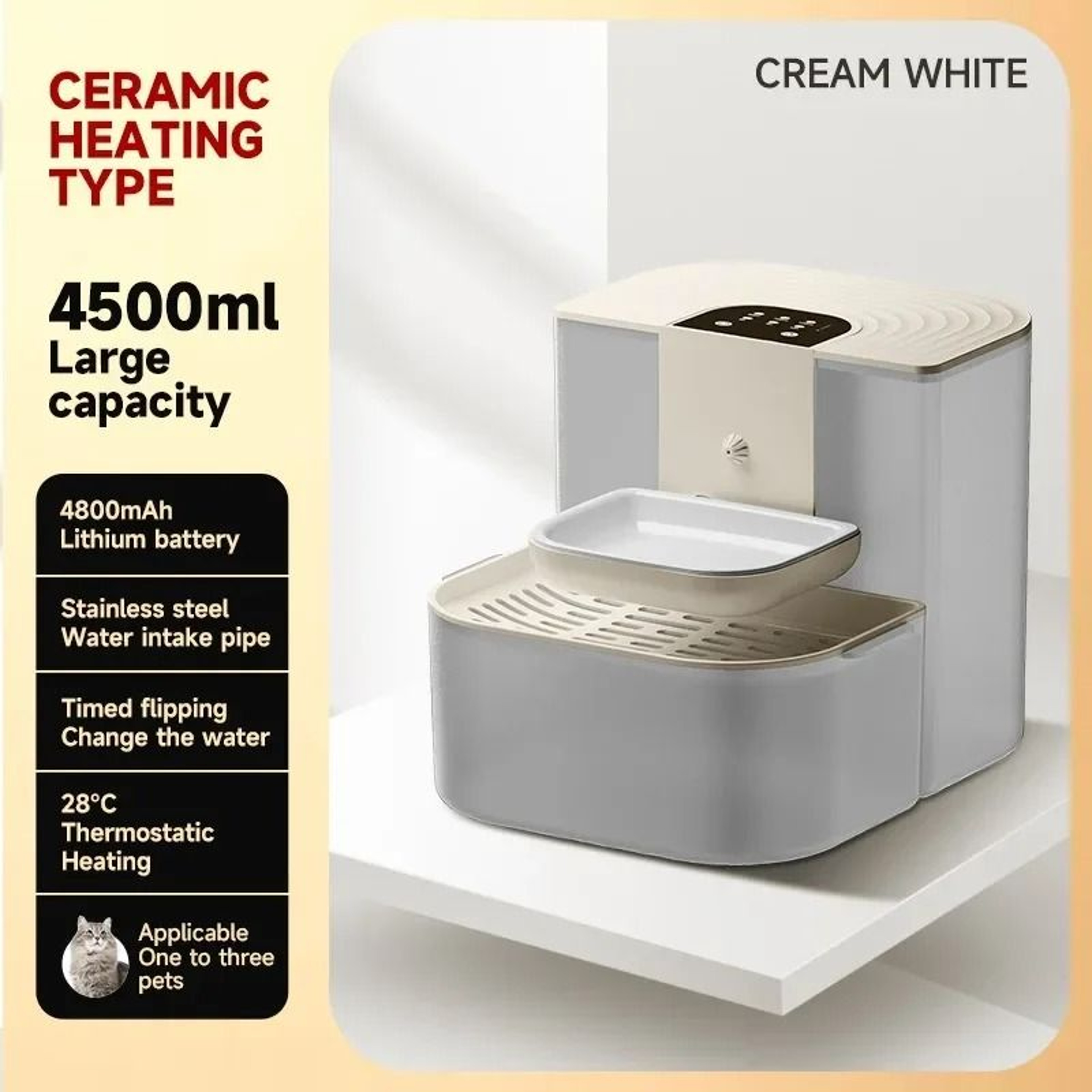 Smart Automatic WasteSeparation Wireless Pet Water Dispenser 11