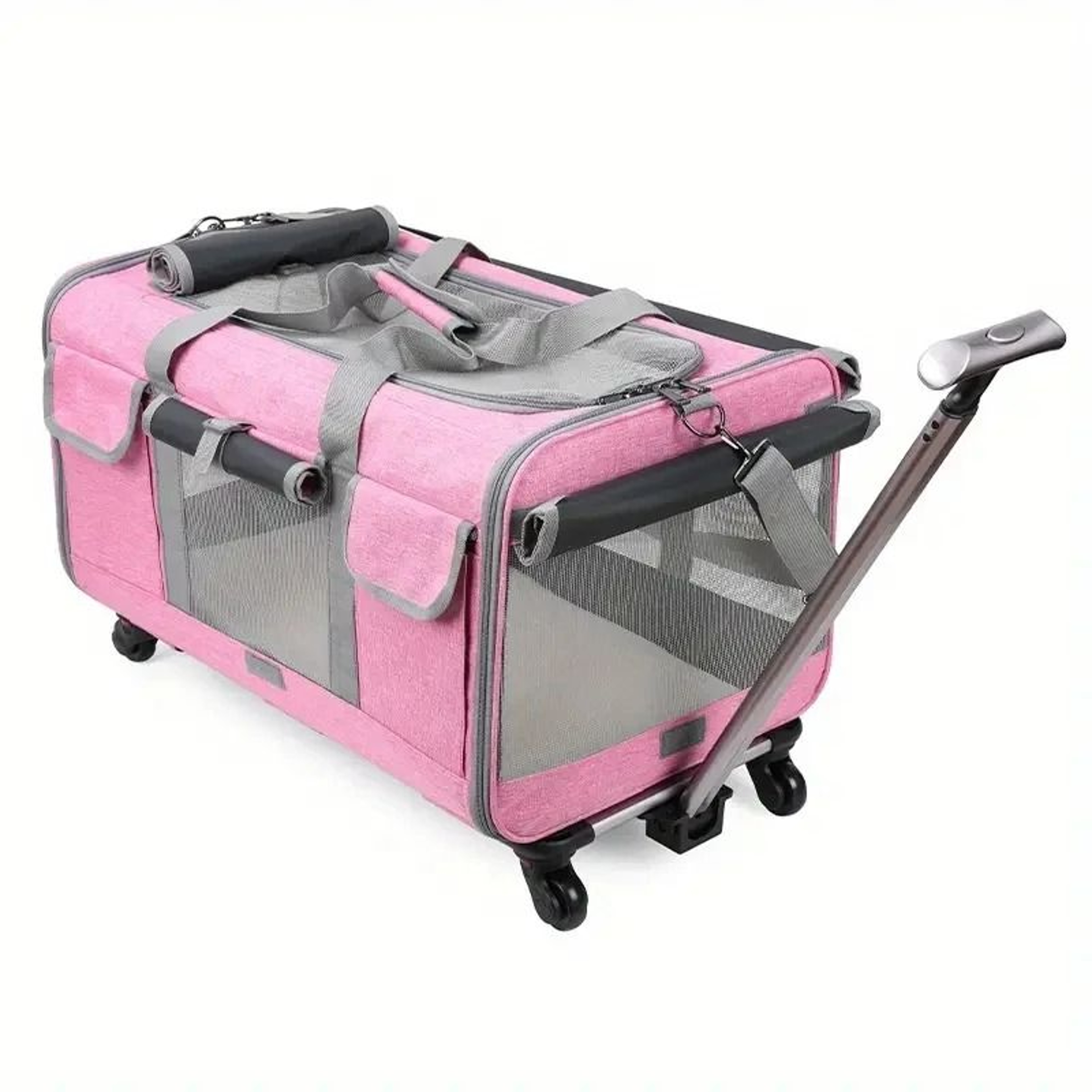 Extra Large Detachable Portable Pet Trolley Case 10