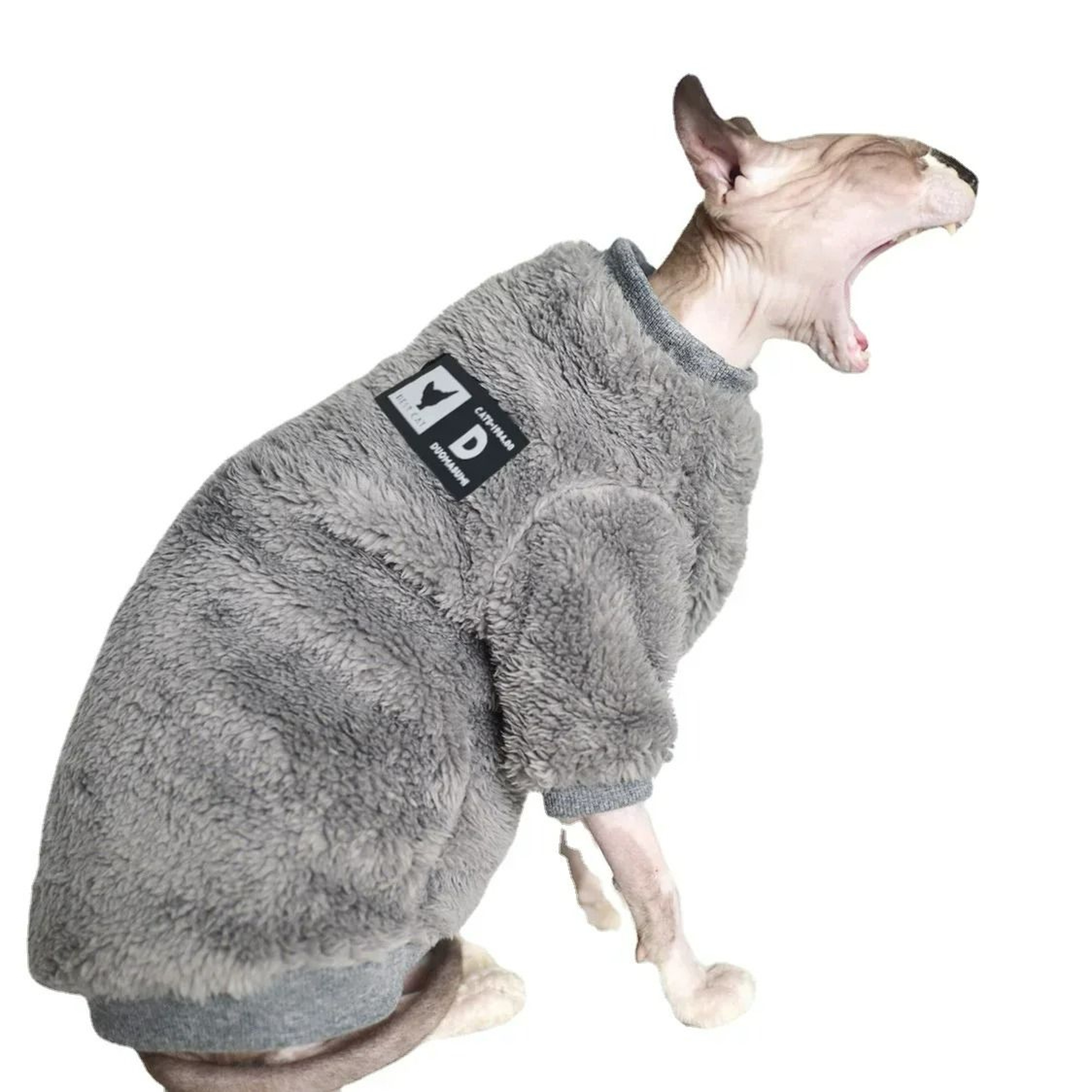 Soft DoubleSided Fluffy Winter Cat Coat 3