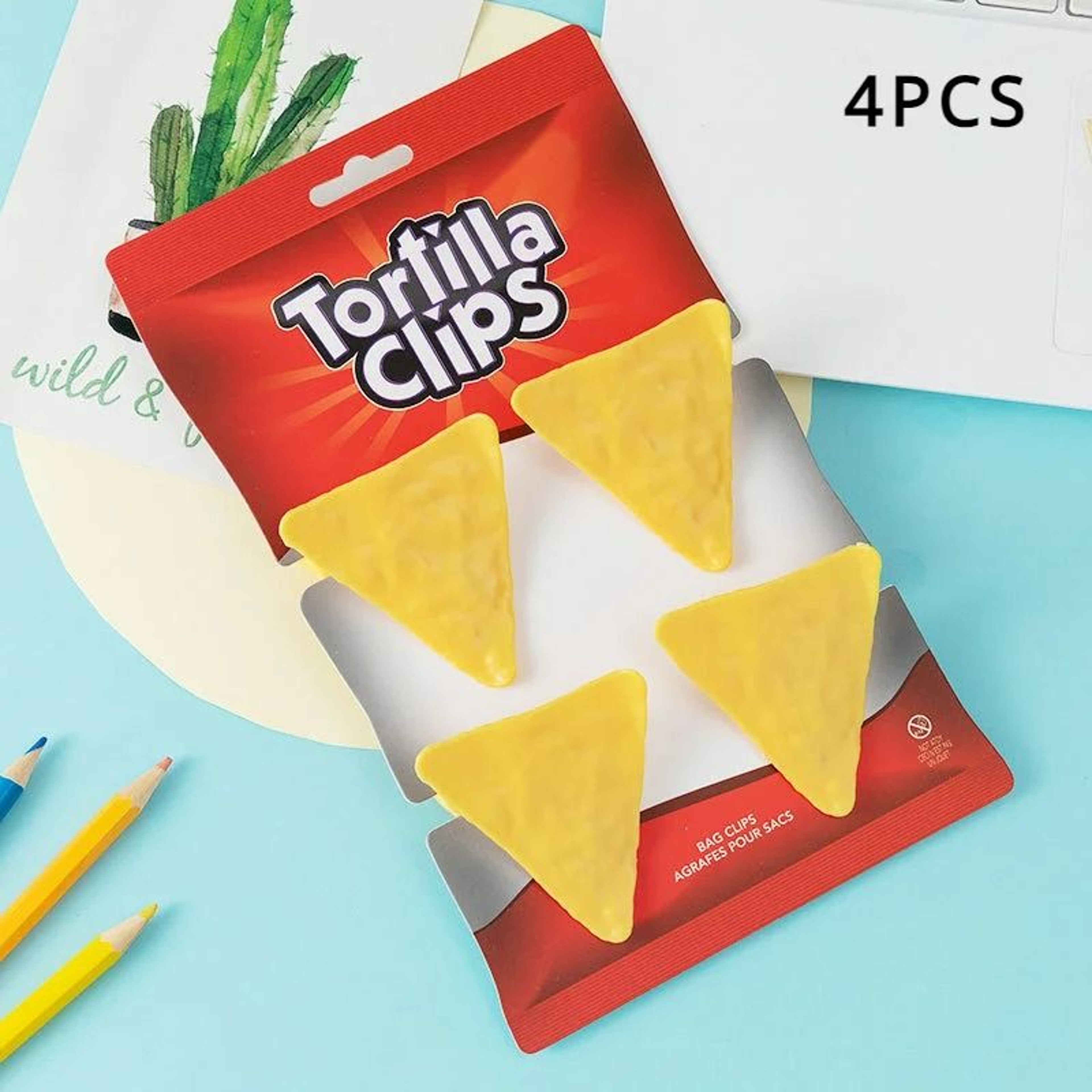 ChipShaped FreshKeeping Food Bag Clips 8