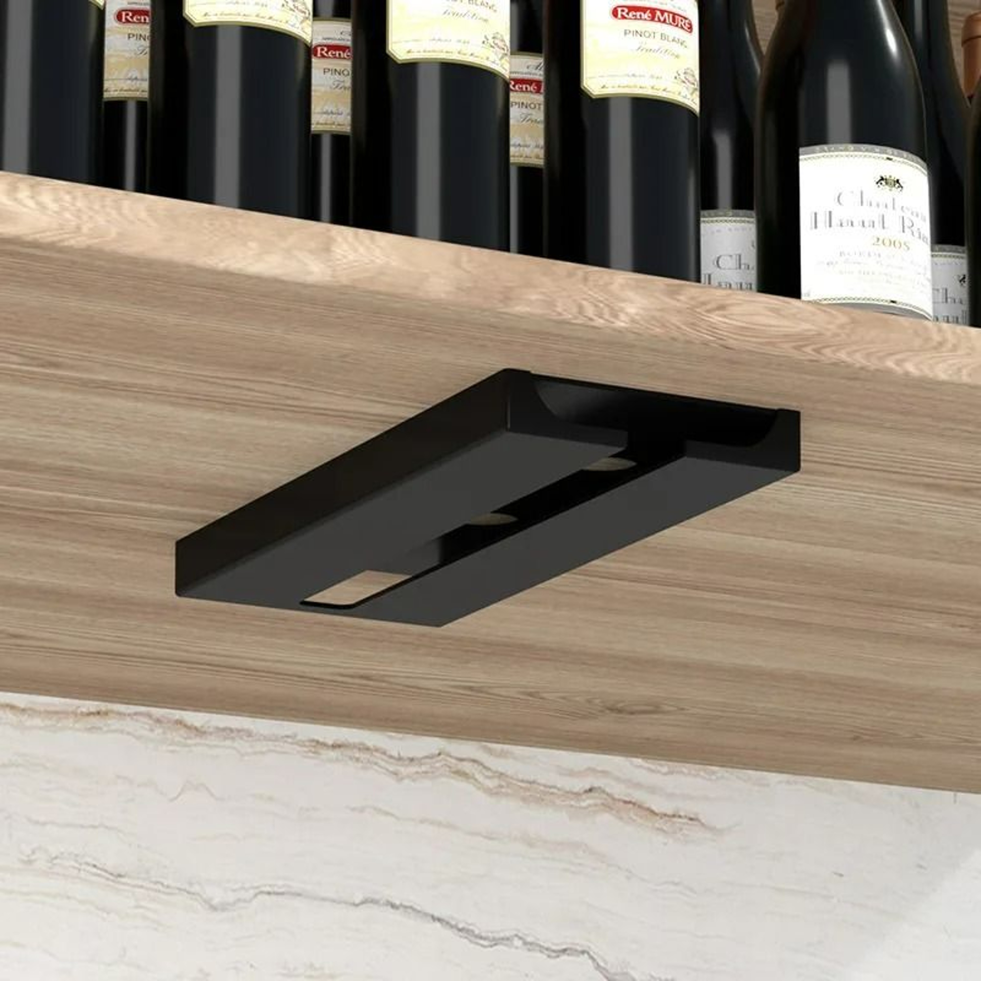 Creative Wine Glass Rack And UnderCabinet Stemware Holder 7
