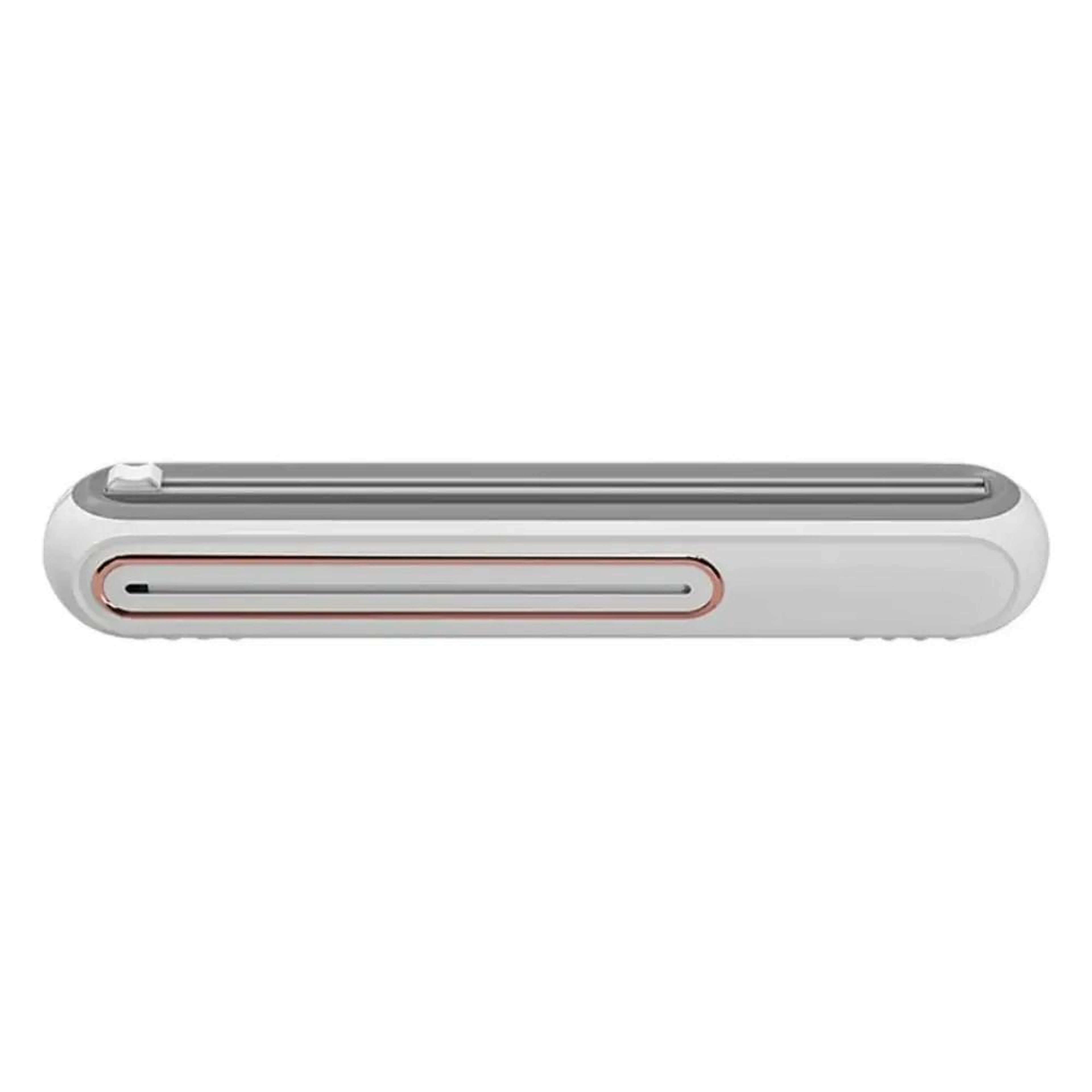 Magnetic Refillable Plastic Wrap Dispenser With SmoothGlide Slide Cutter 5