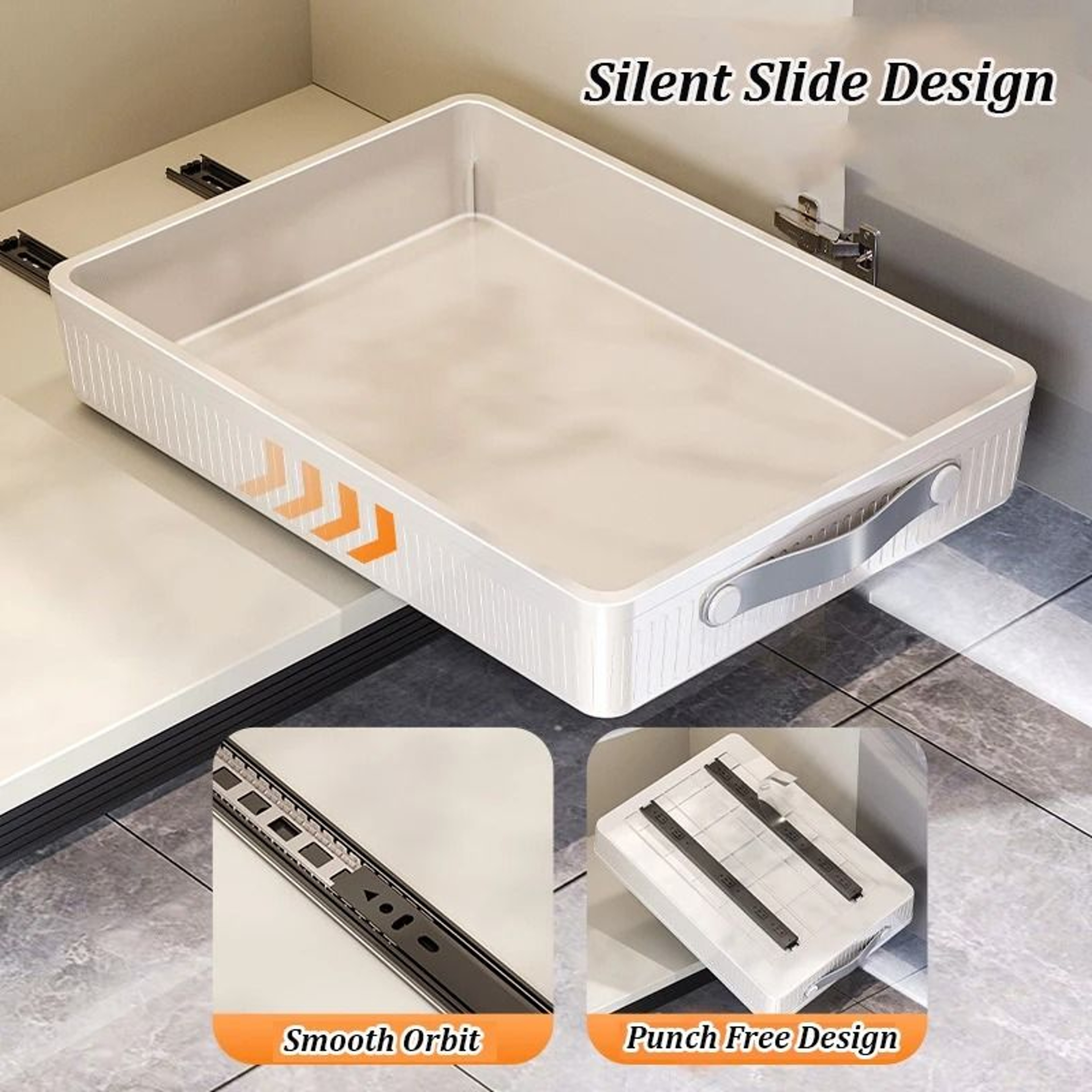SlideOut Kitchen Cabinet Drawer Organizer And MultiPurpose PullOut Storage Tray 3