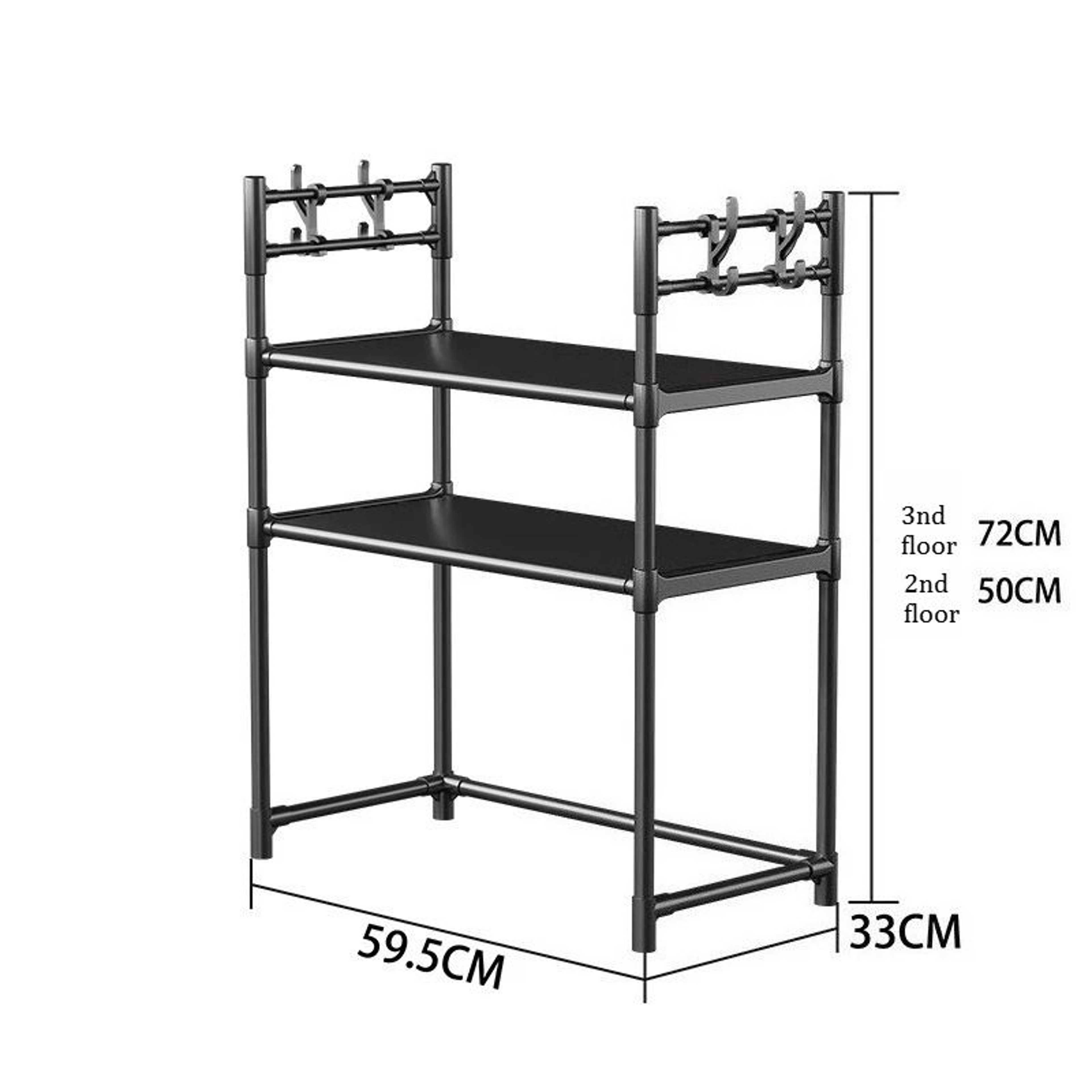 MultiLayer Microwave Oven  Condiment Storage Rack 5