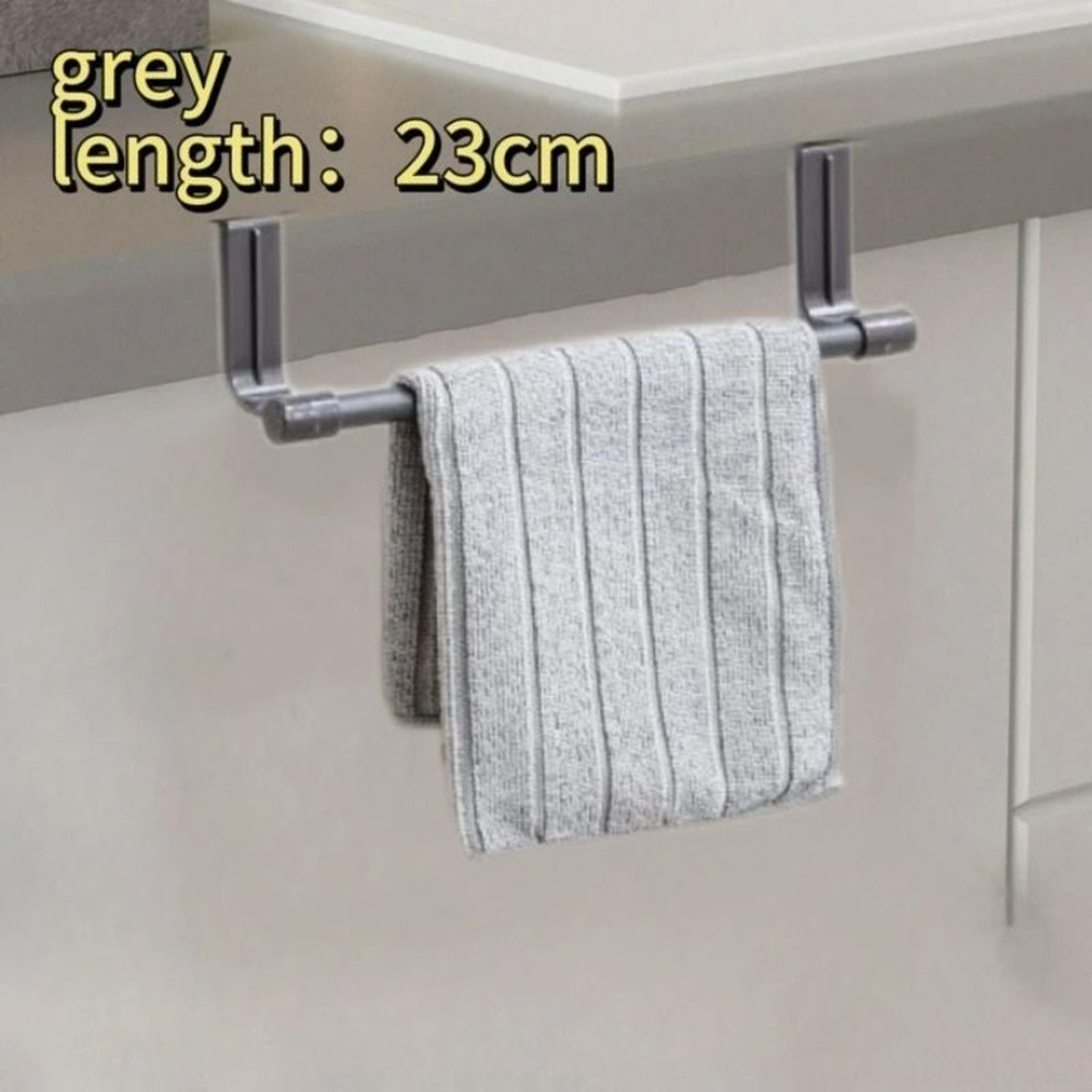 OverCabinet Hanging Towel Rack Bar 10