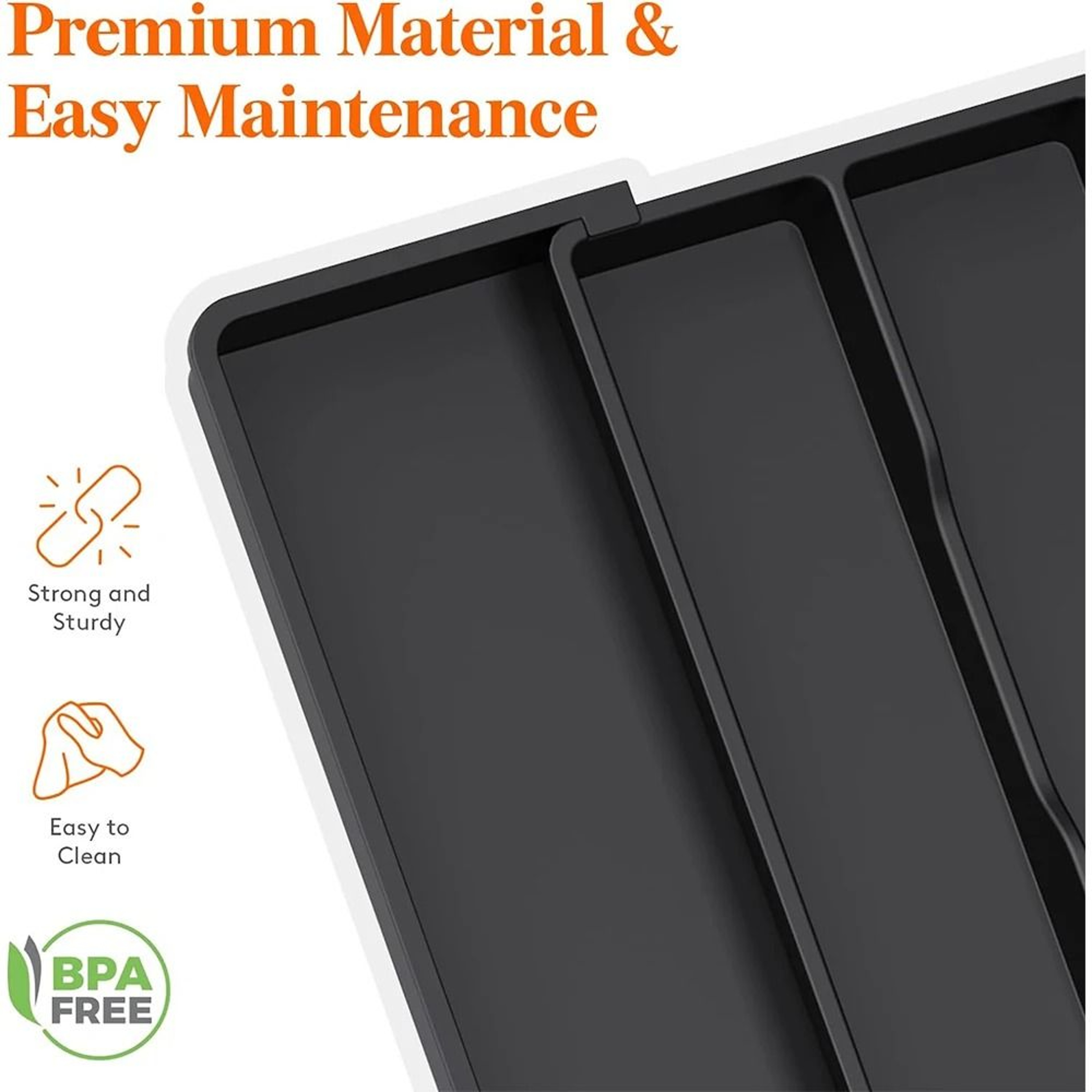 Expandable Cooking Utensil Organizer Tray 4