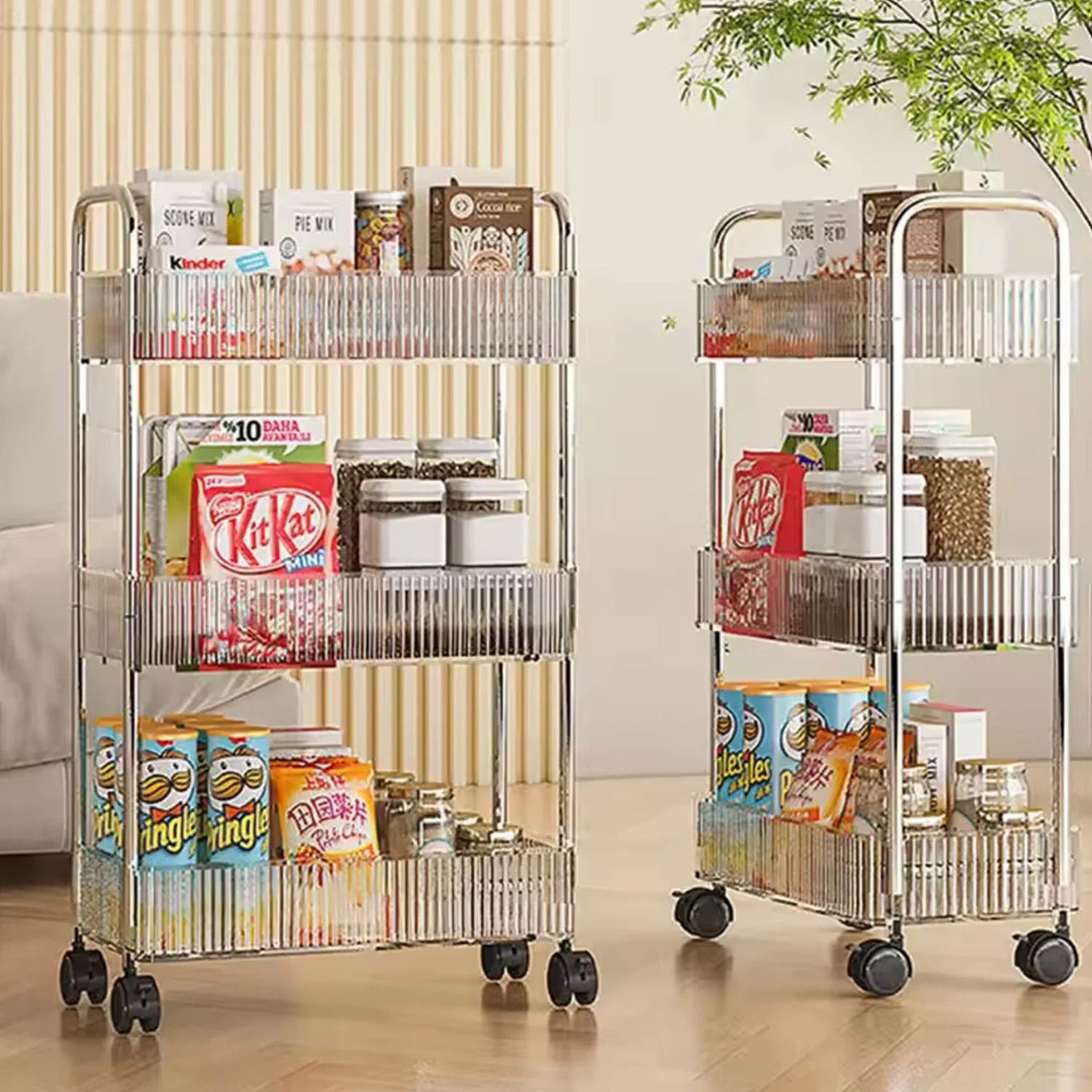 MultiLayer Mobile Rolling Utility Cart Trolley 0