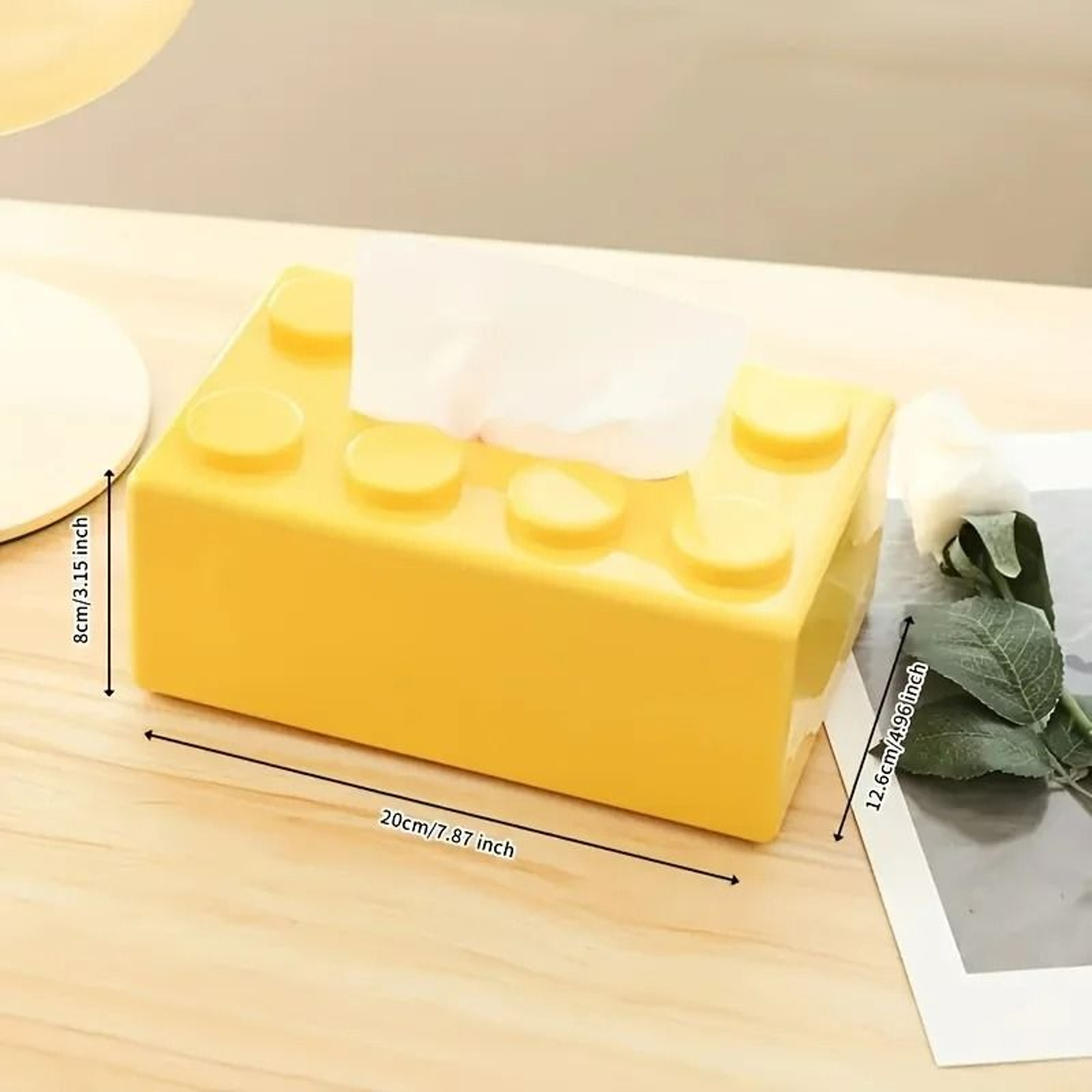 Building Block Creative Tissue Box And Desktop Storage Organizer 6