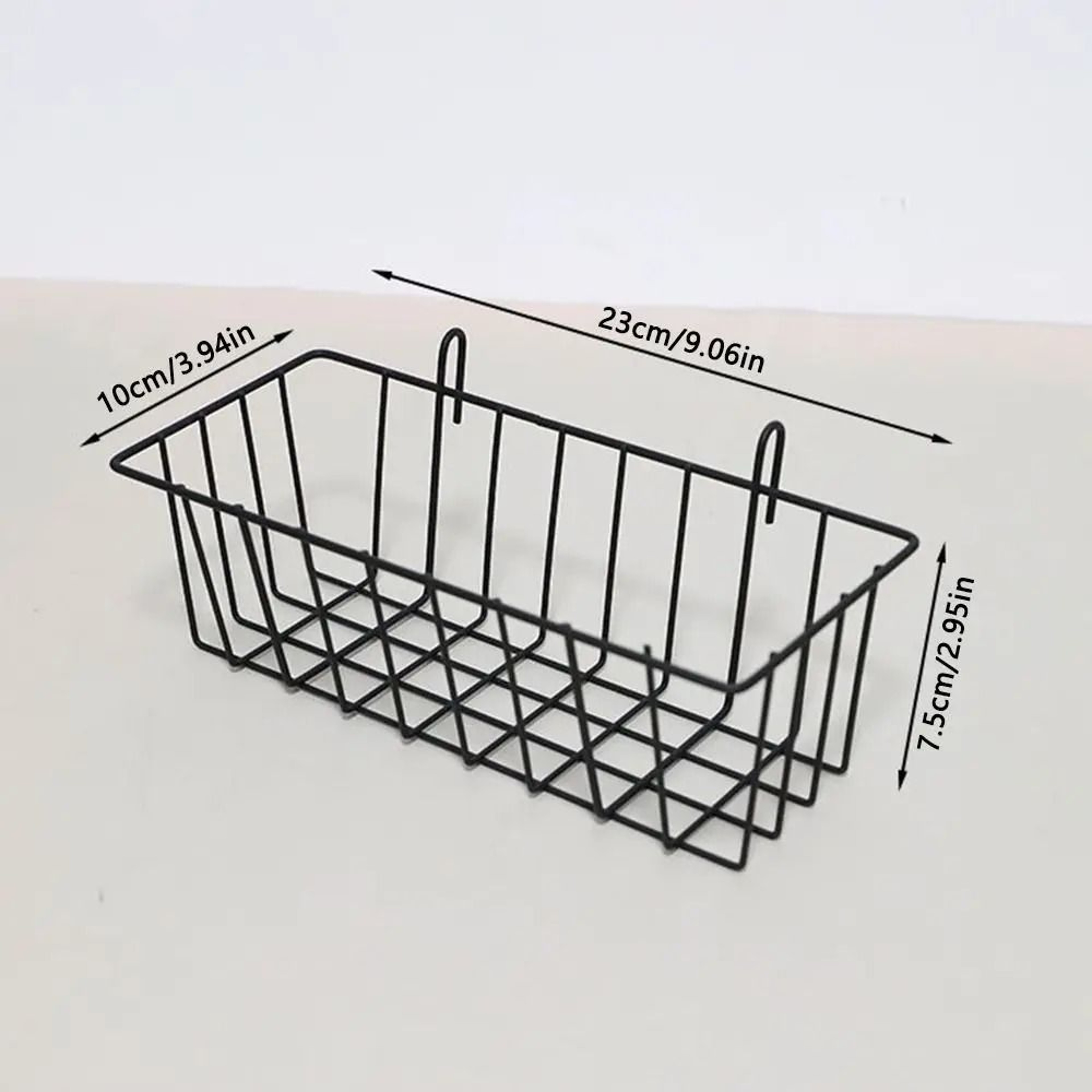 Multifunctional Wire Mesh Hanging Storage Basket And DIY Wall Display Rack 5