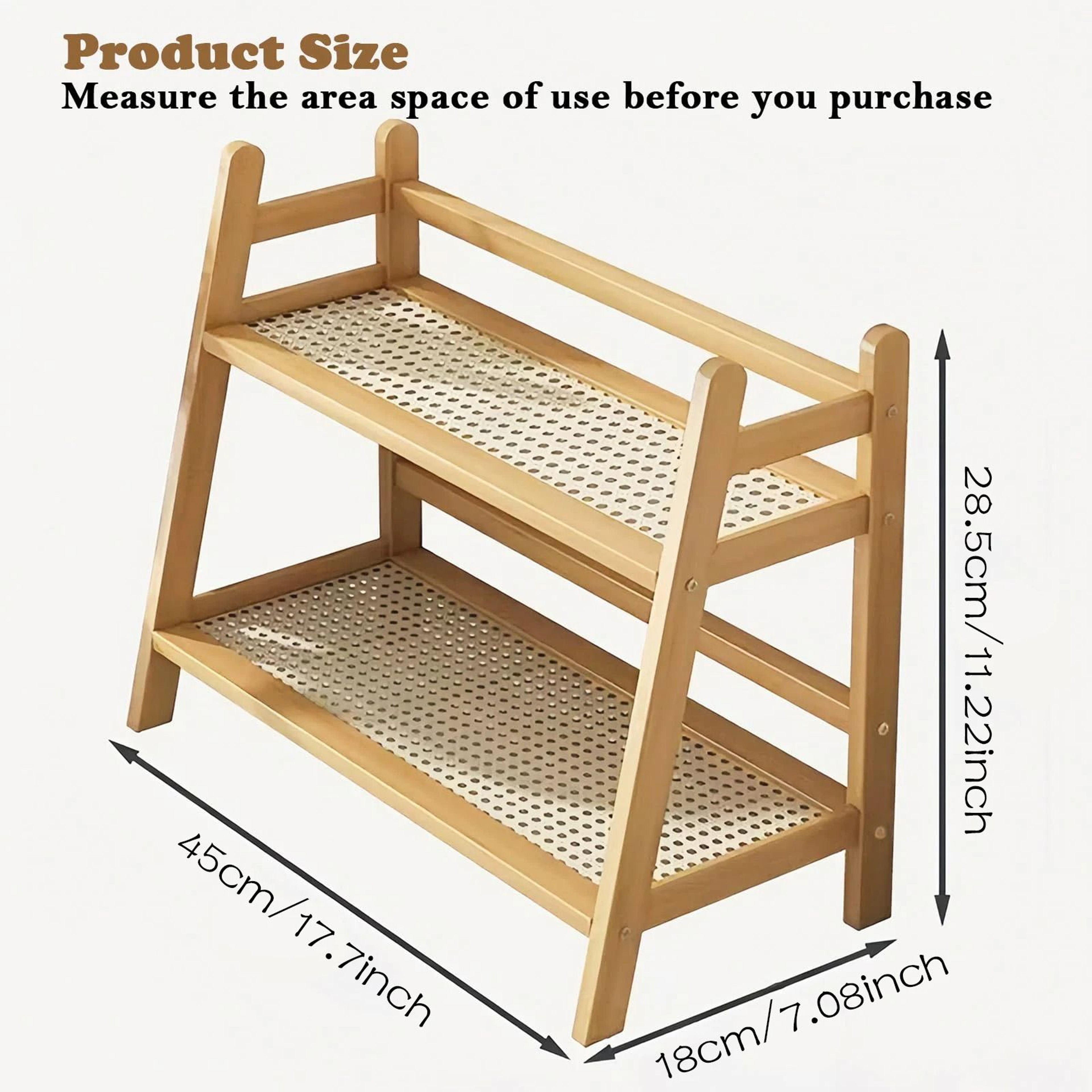 2Tier Bamboo Coffee Station Organizer And Countertop Mug Holder 3