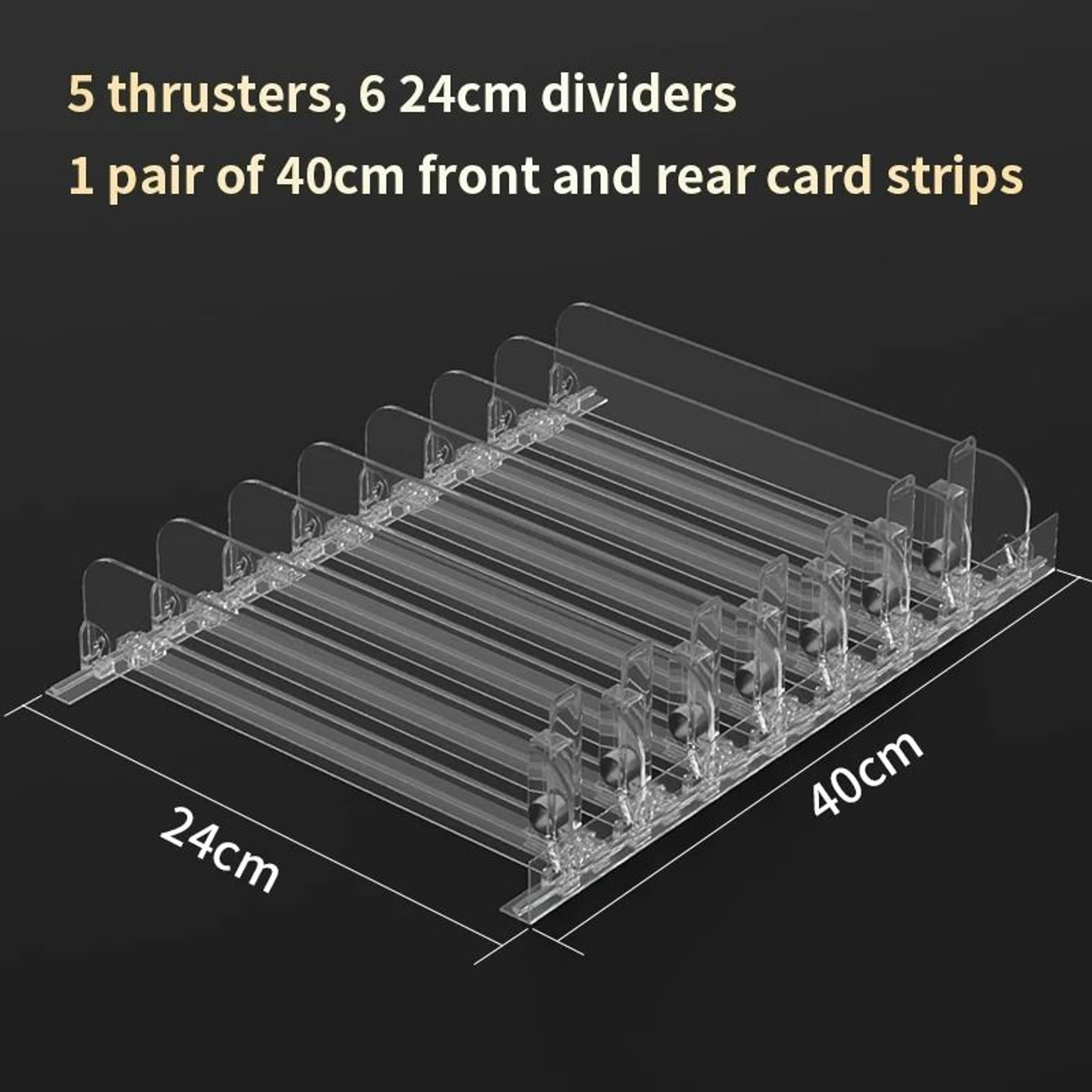 Automatic Shelf Pusher Propeller And Countertop Cosmetic Display Storage Rack 6