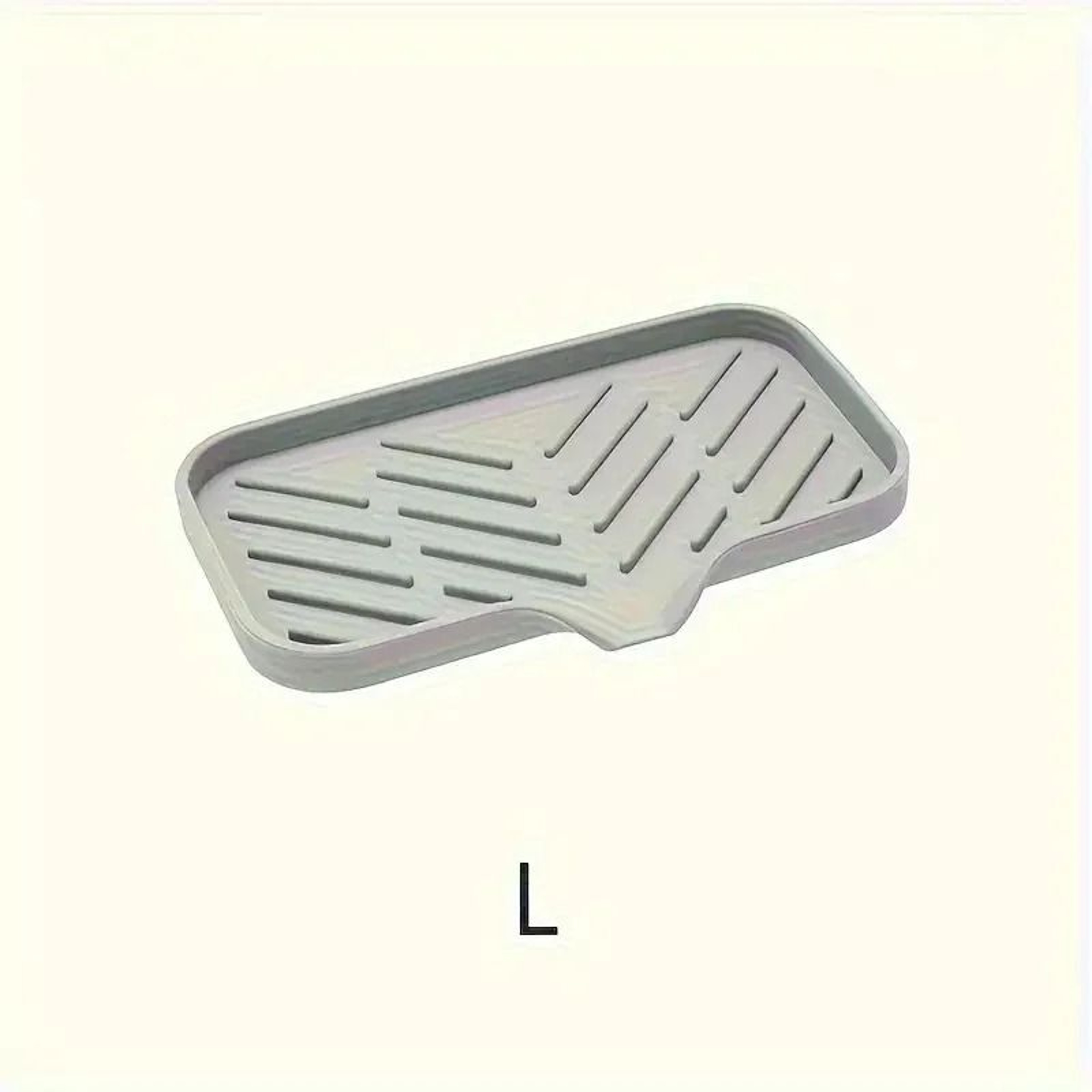 Silicone Countertop Kitchen Sink Organizer Tray And NonSlip Waterproof Sponge Soap Caddy 7