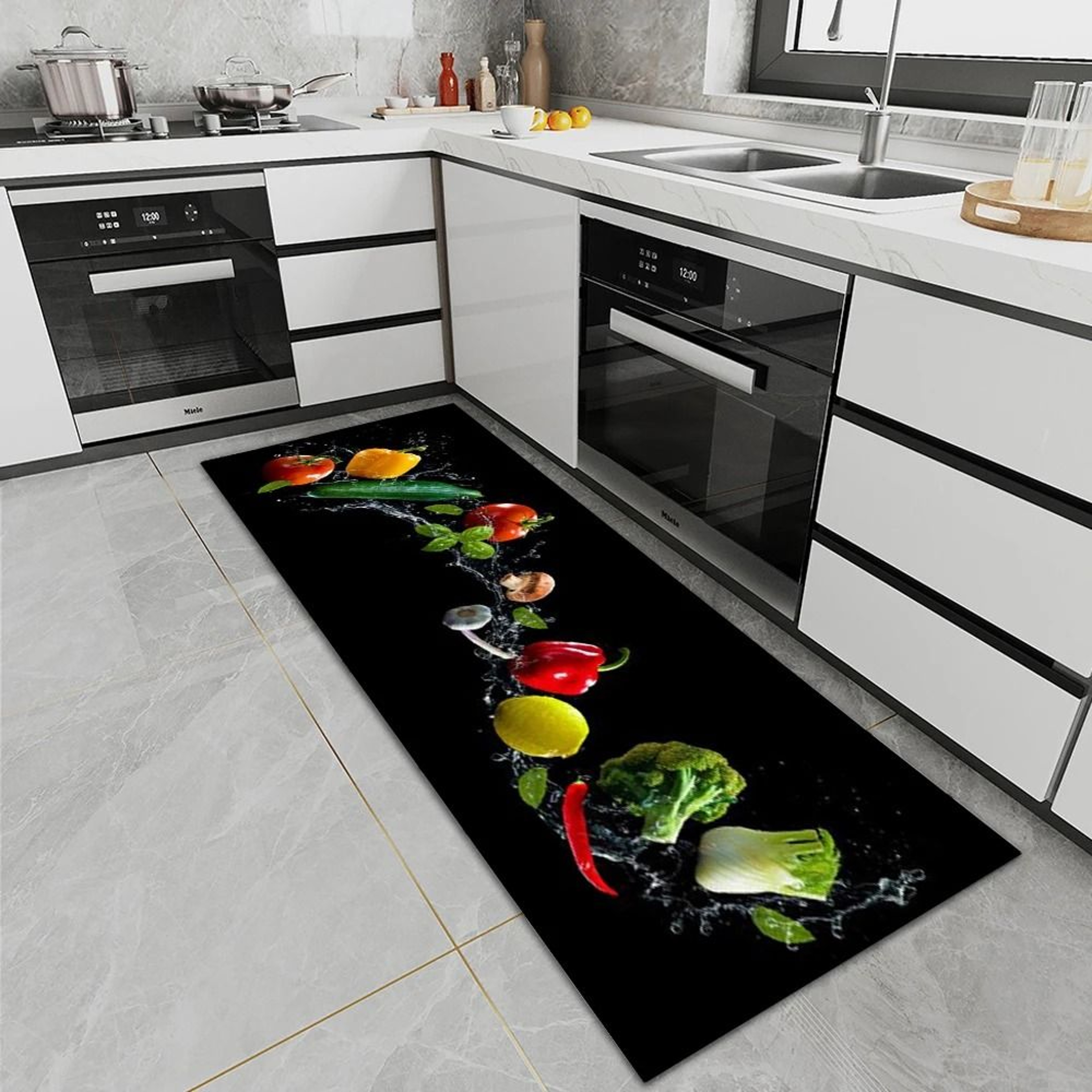 Durable Waterproof Kitchen Floor Mat And HighEnd Washable NonSlip Home Entrance Doormat 18