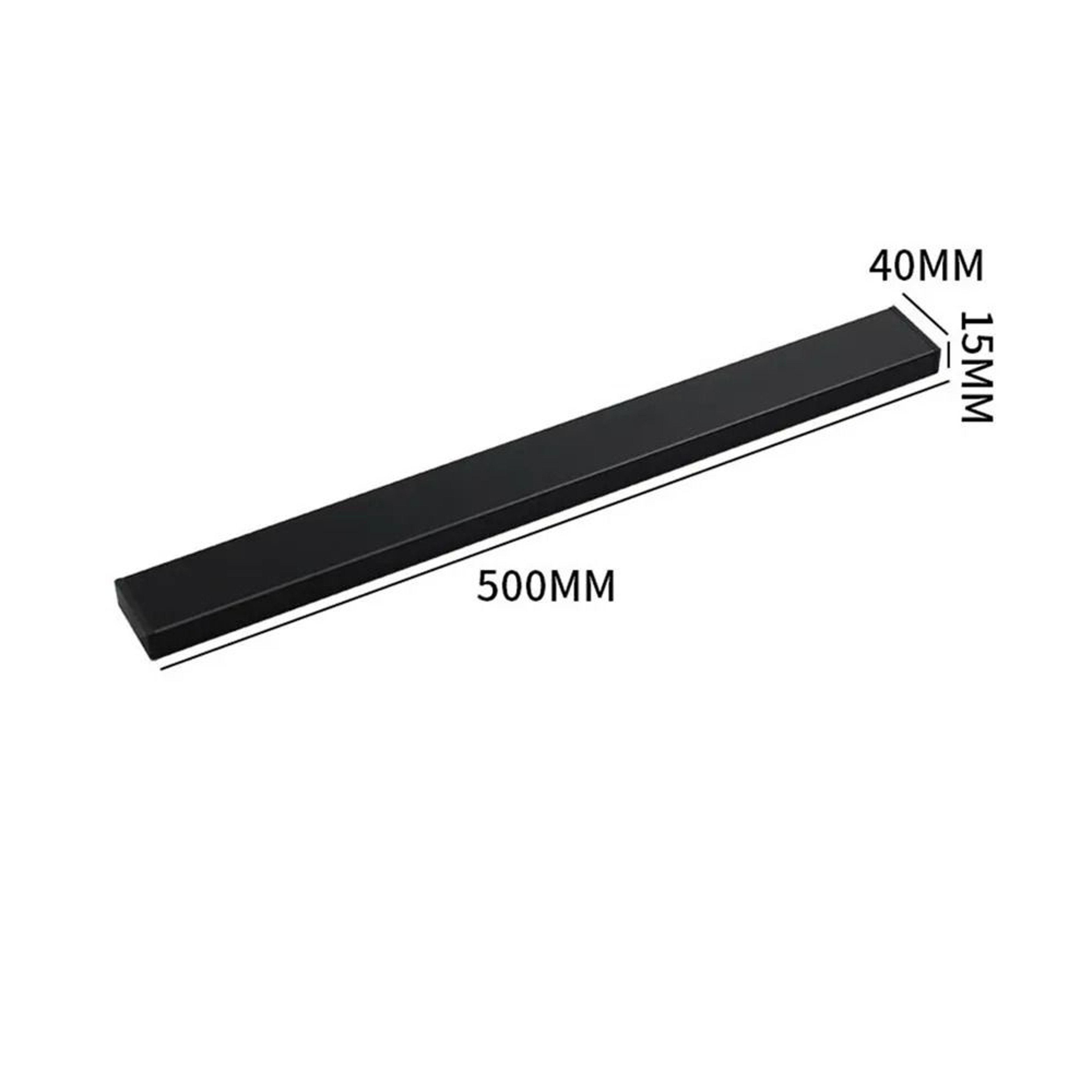 Black Stainless Steel Magnetic Knife Holder And NonPiercing WallMounted Knife Block Storage Bar 7