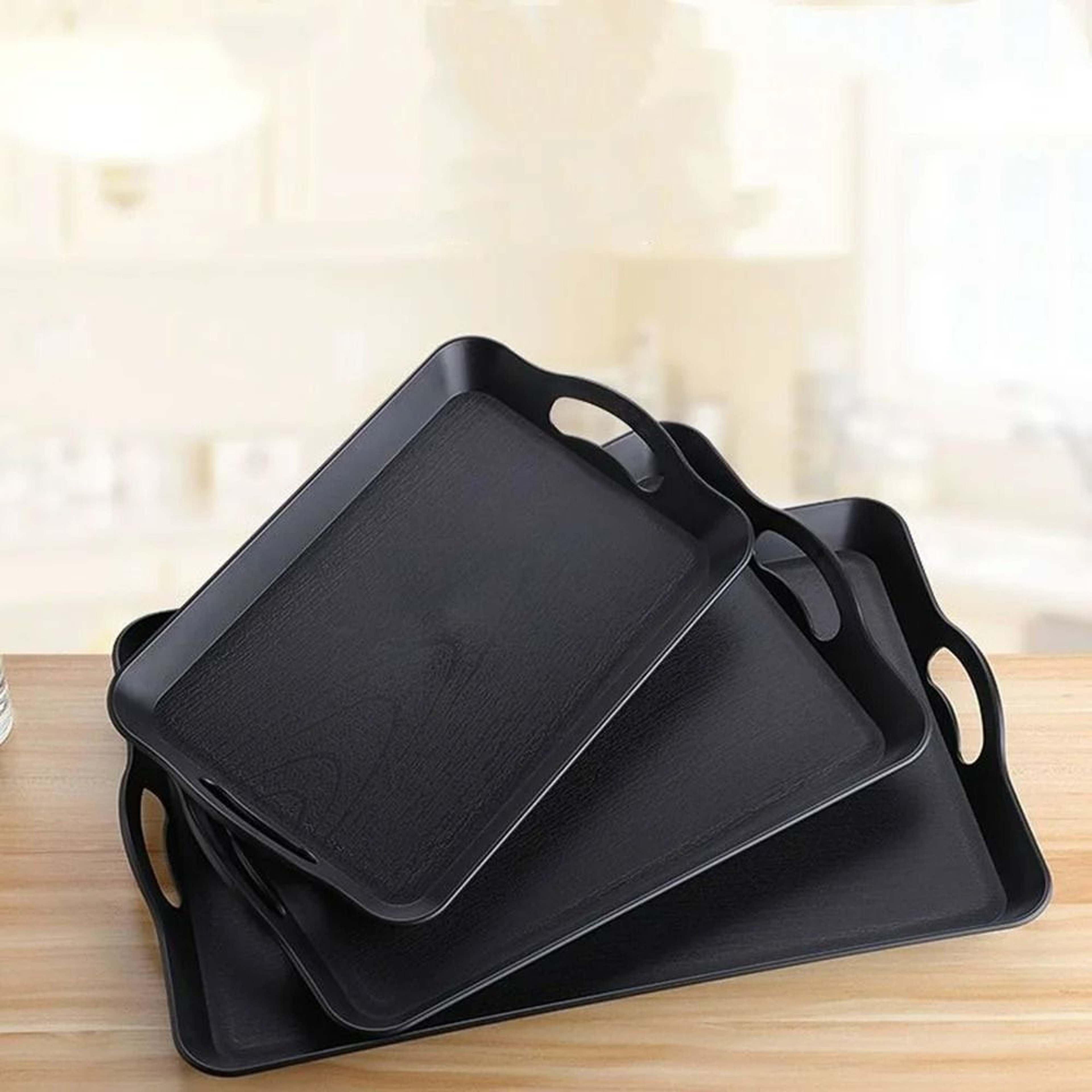 ServeGrip Ergonomic AntiSkid Serving Tray 0