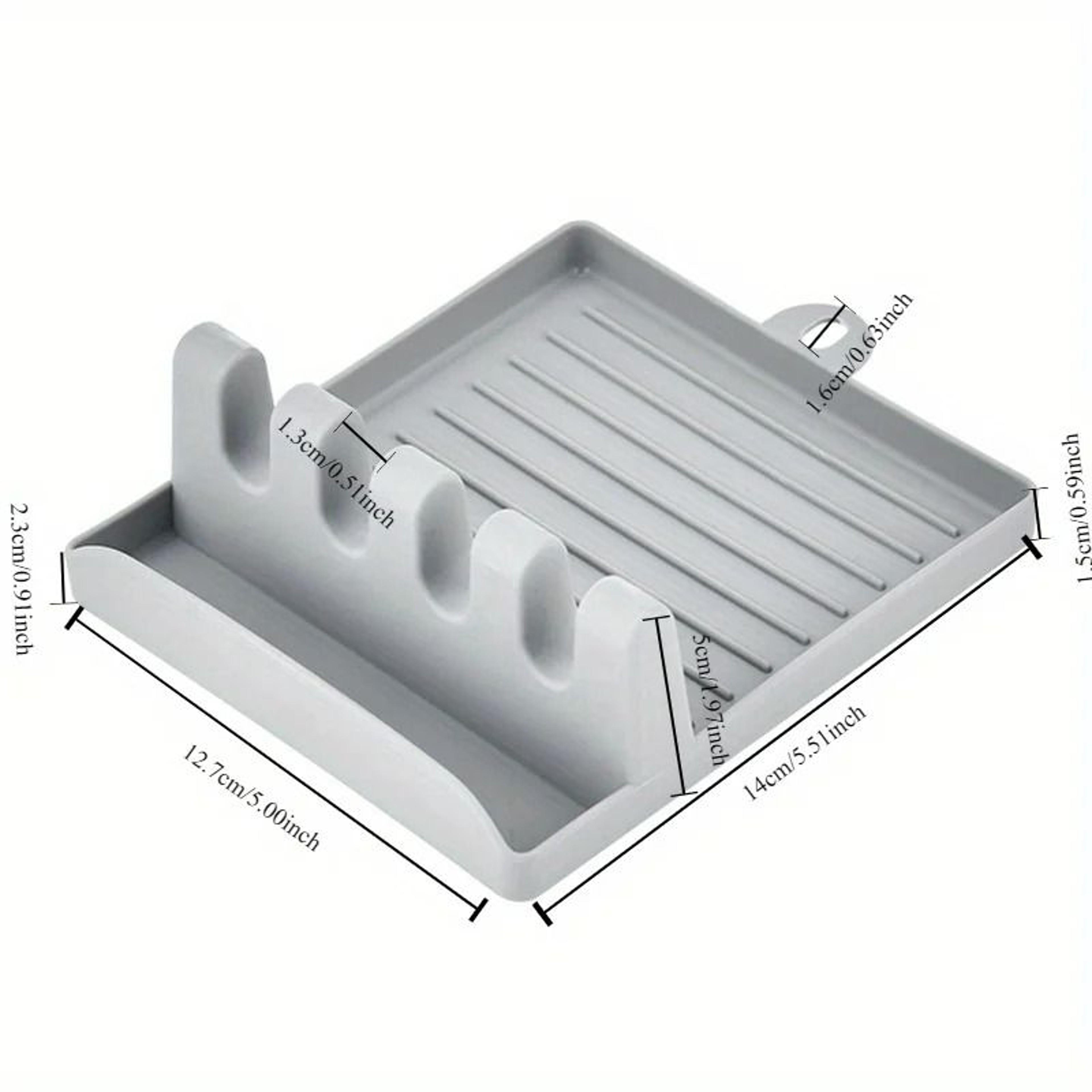 Multipurpose NonSlip Kitchen Spoon Rest  Spatula Holder 7