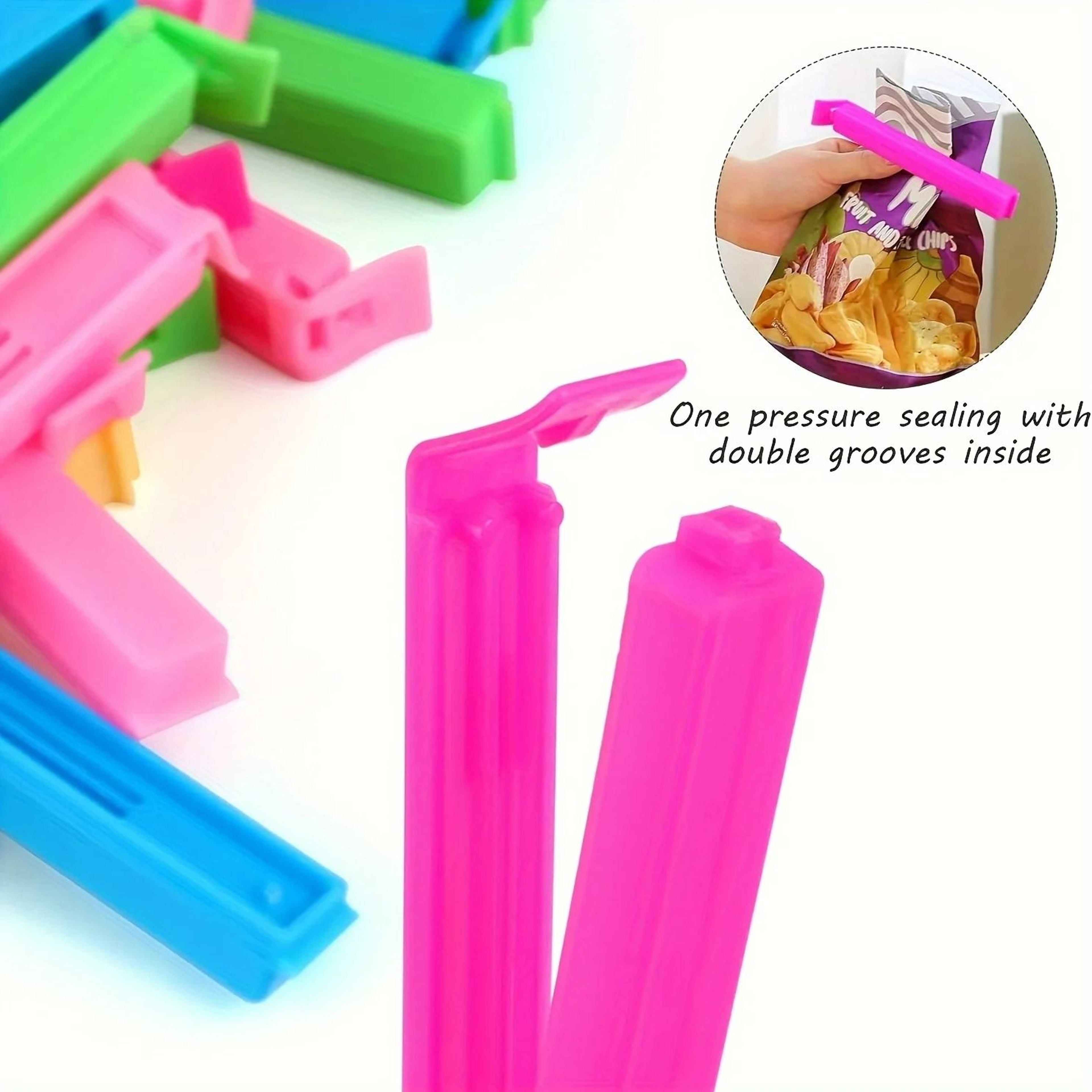 Reusable Food Bag Sealing Clips 5