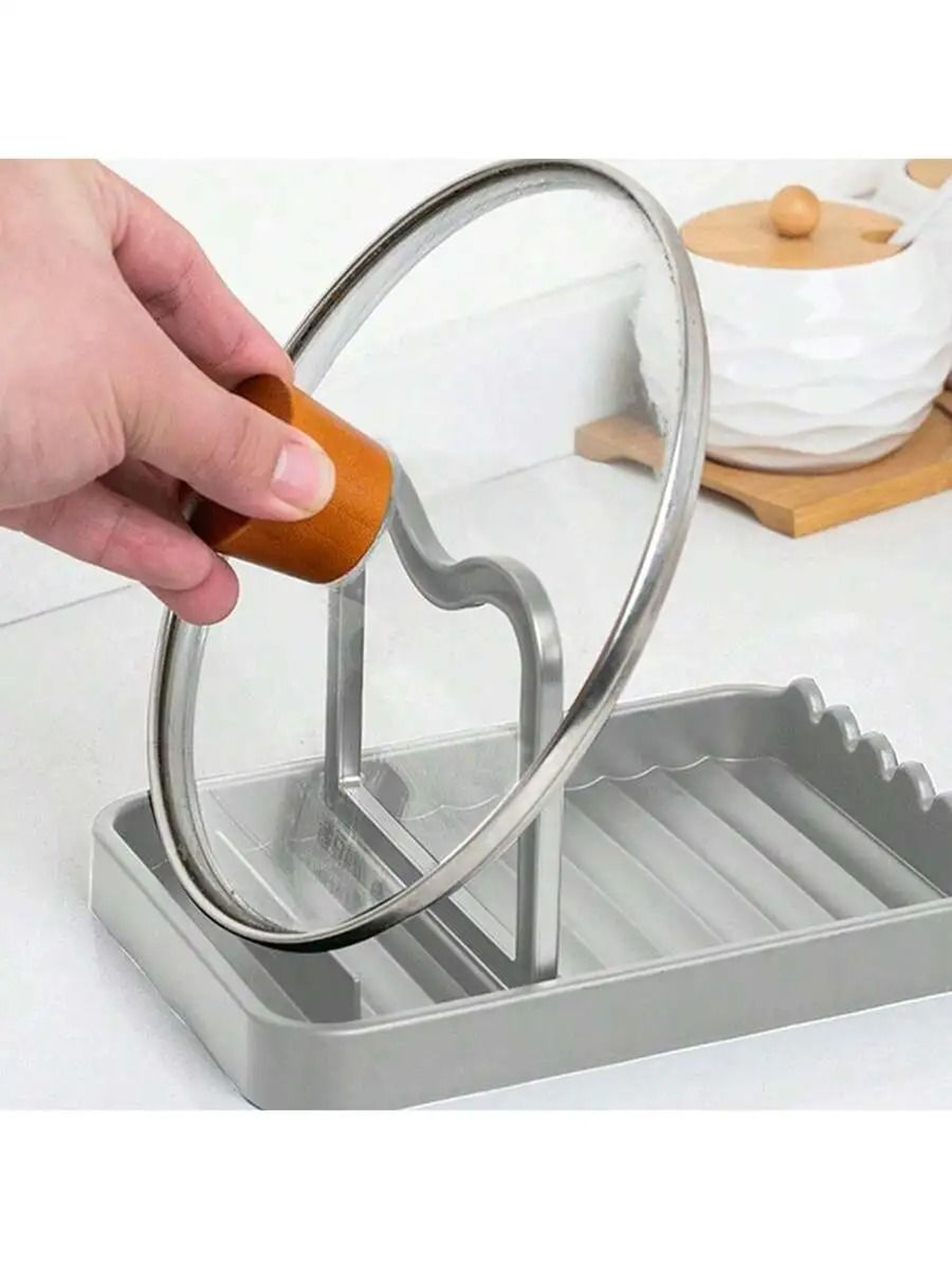 Multifunctional Countertop Cooking Utensil Holder 3