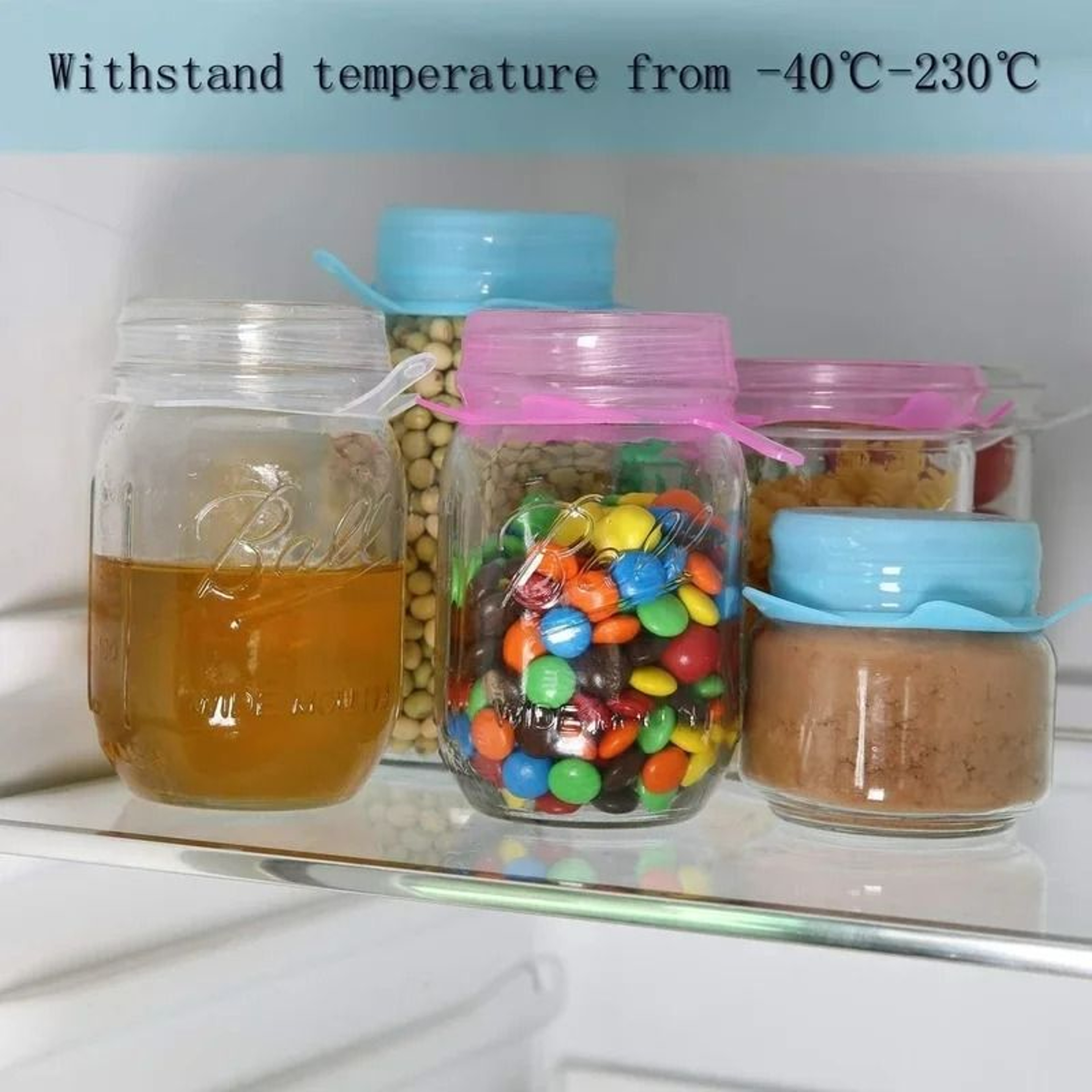 Reusable Mini Silicone Stretch Lids 4