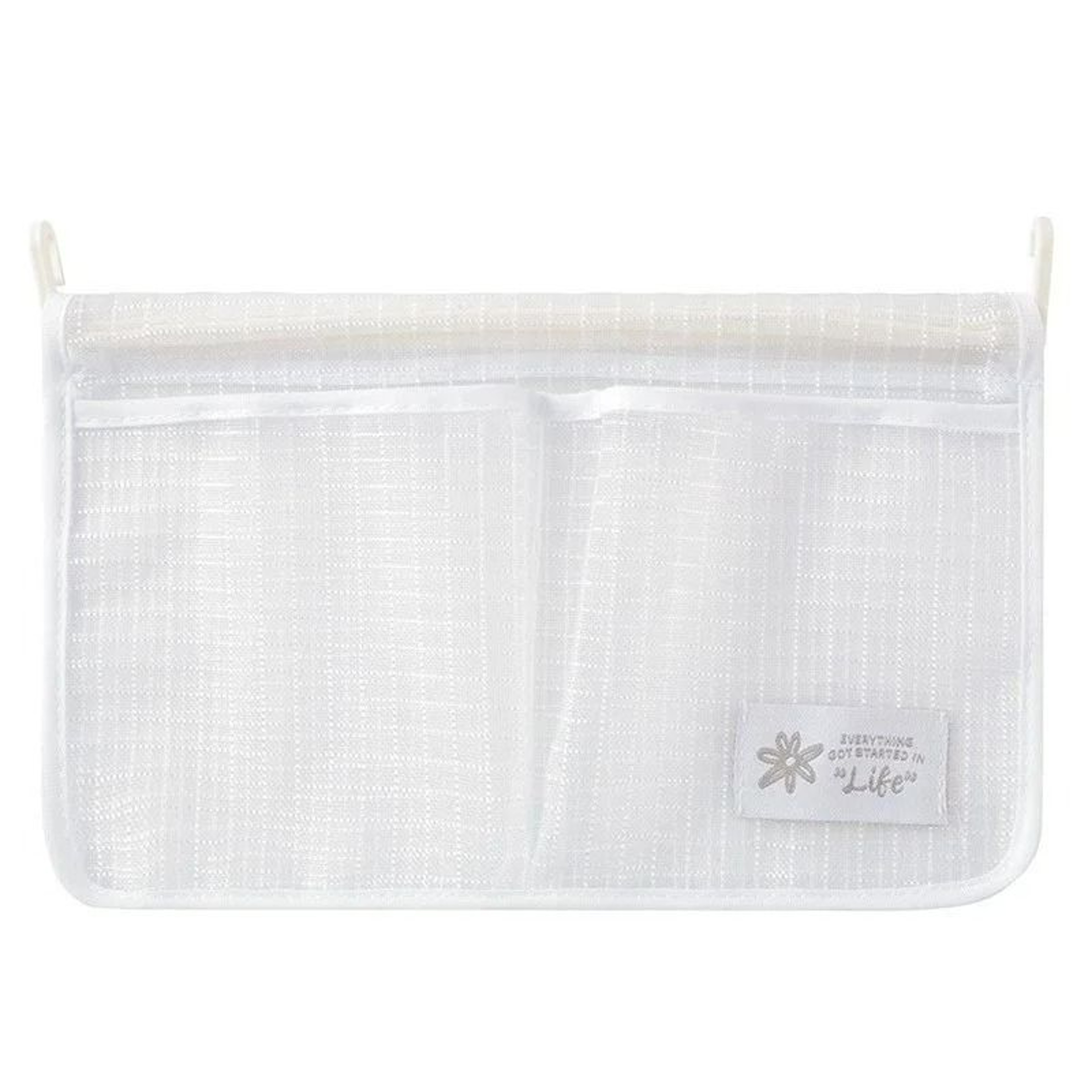 Hanging Refrigerator Mesh Storage Bag  Double Compartment Pouch 7