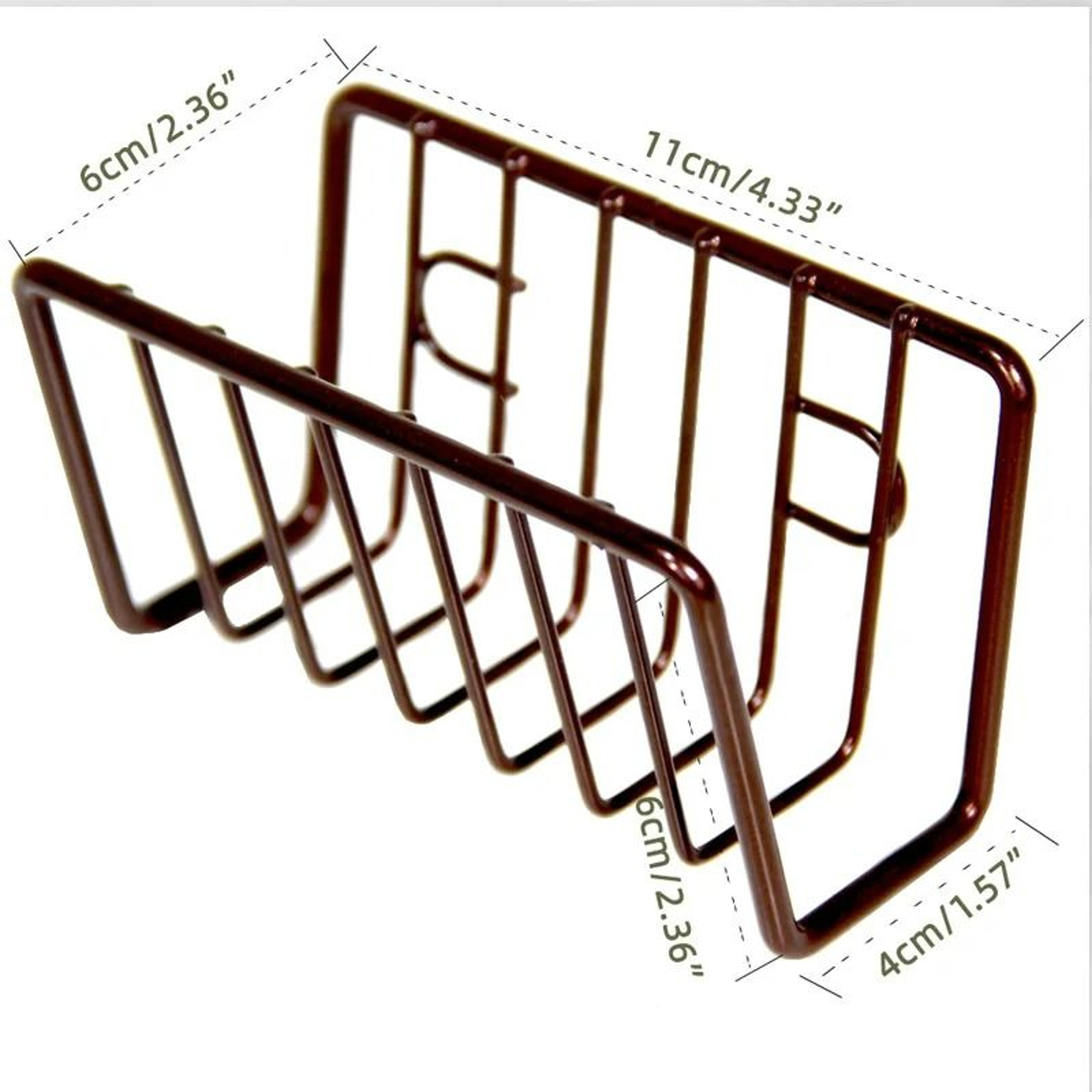 NoDrill WallMounted Iron Sponge Holder  Sink Organizer 9