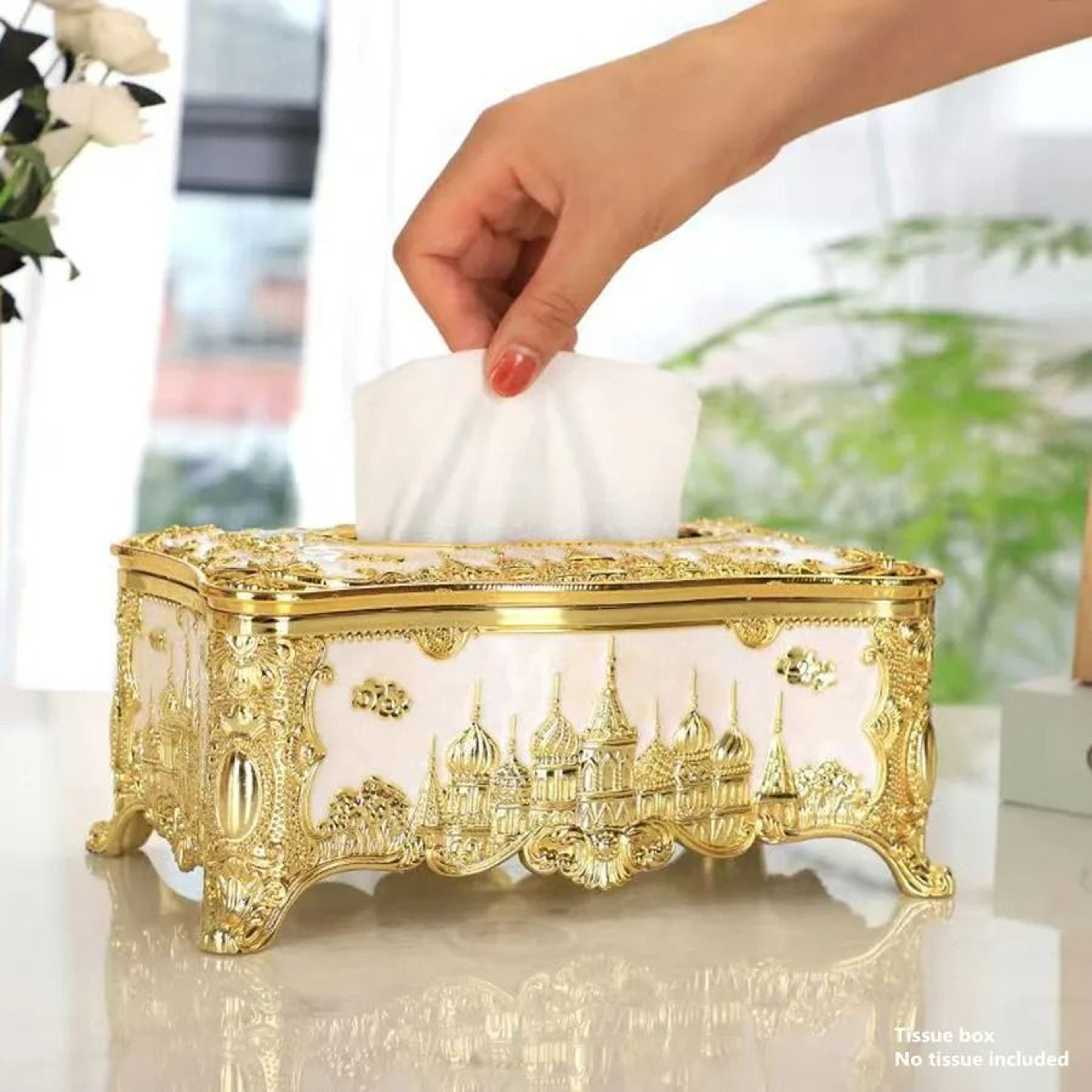 European Style Castle Decorative Tissue Box 8