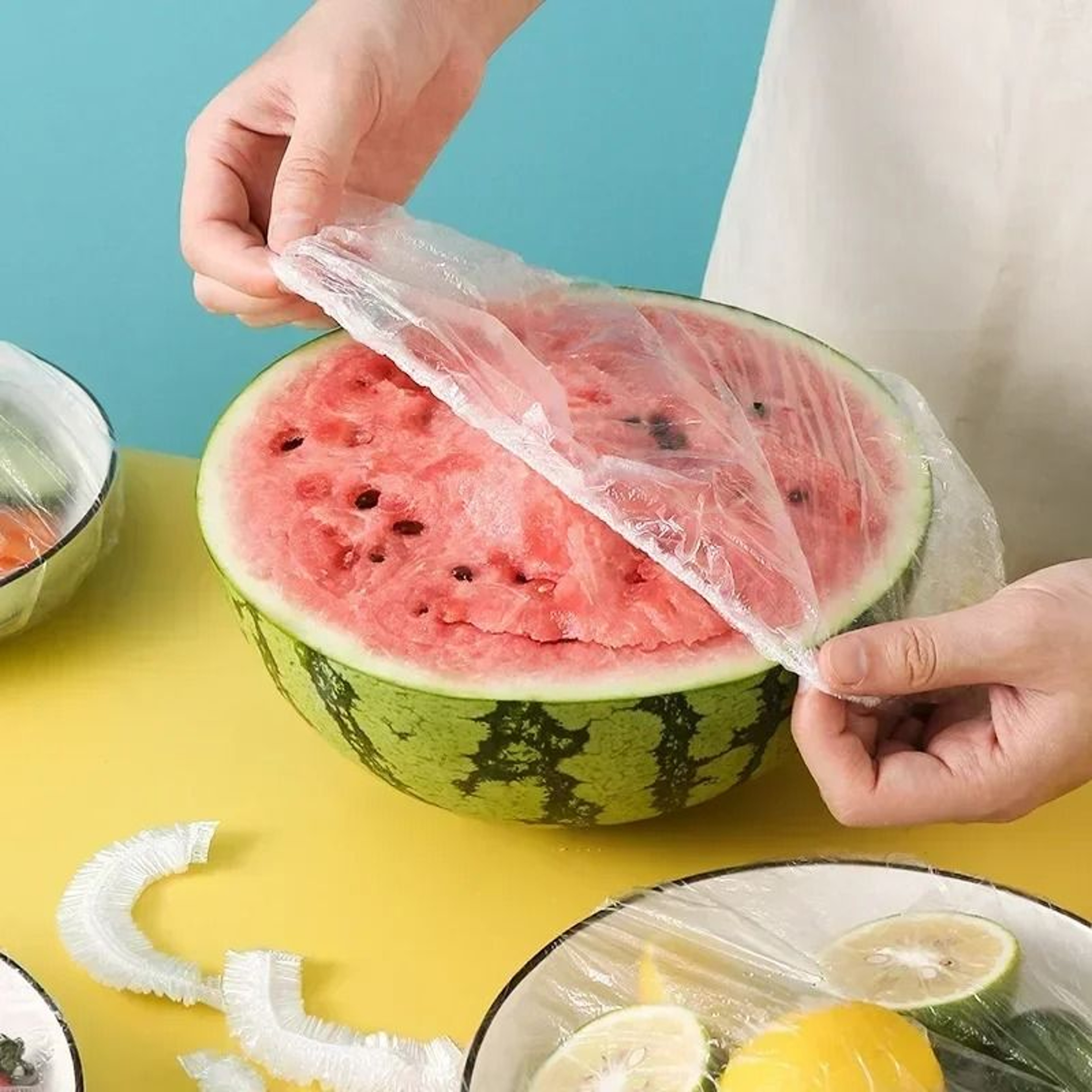 500Piece Elastic Stretch FreshKeeping Food Cover Set 2