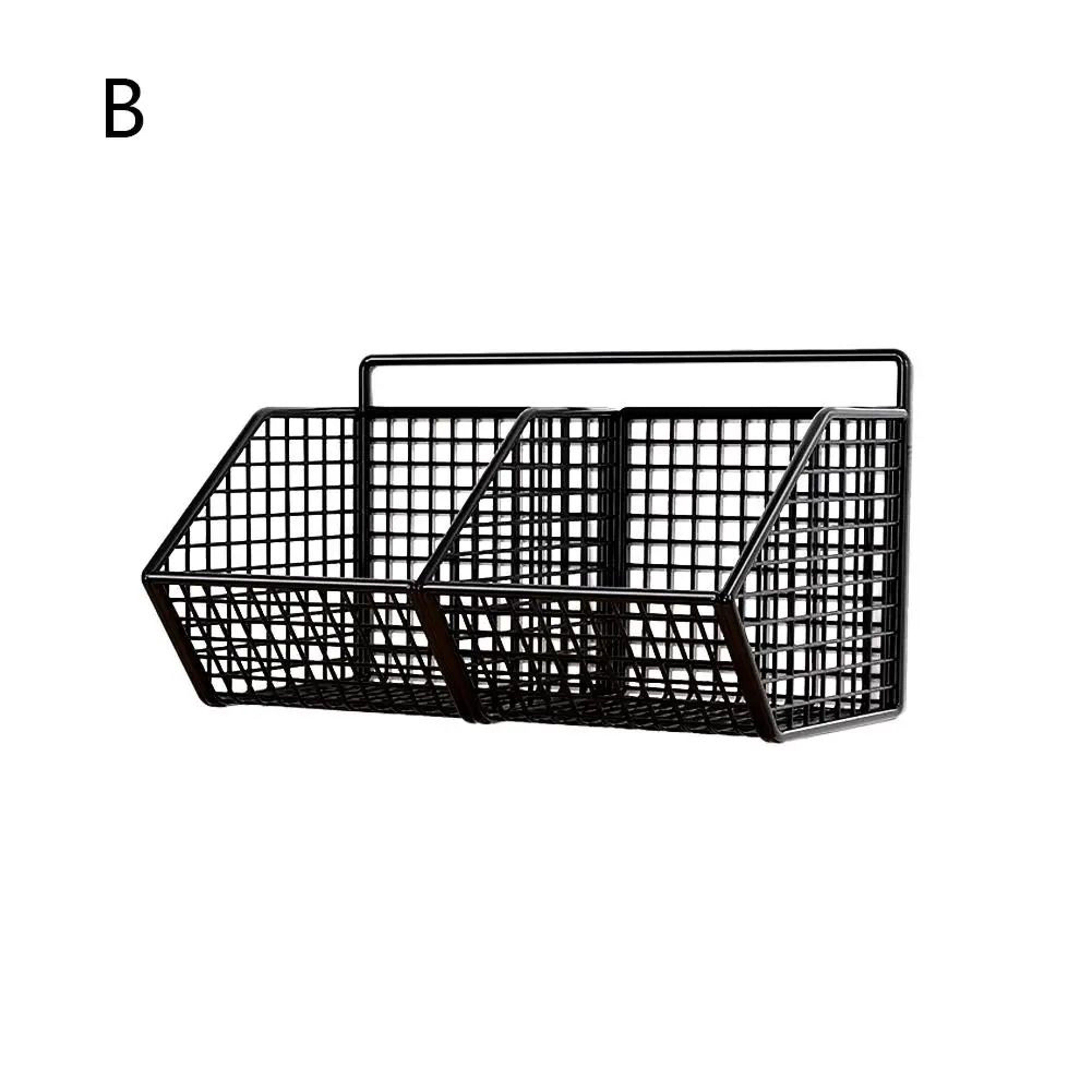 Wrought Iron Kitchen Wall Storage Basket 7