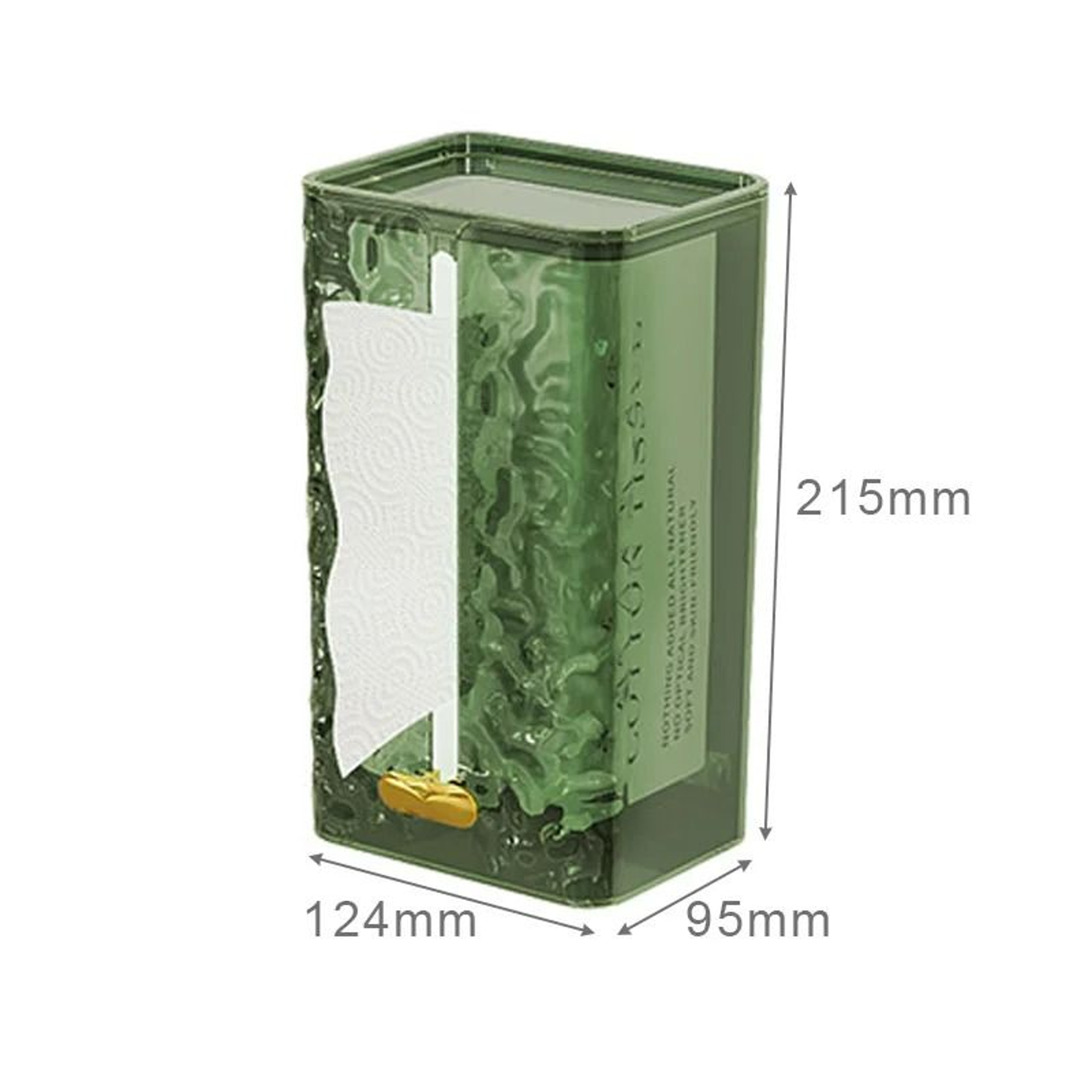 Transparent Wall Mounted Tissue Storage Box 7