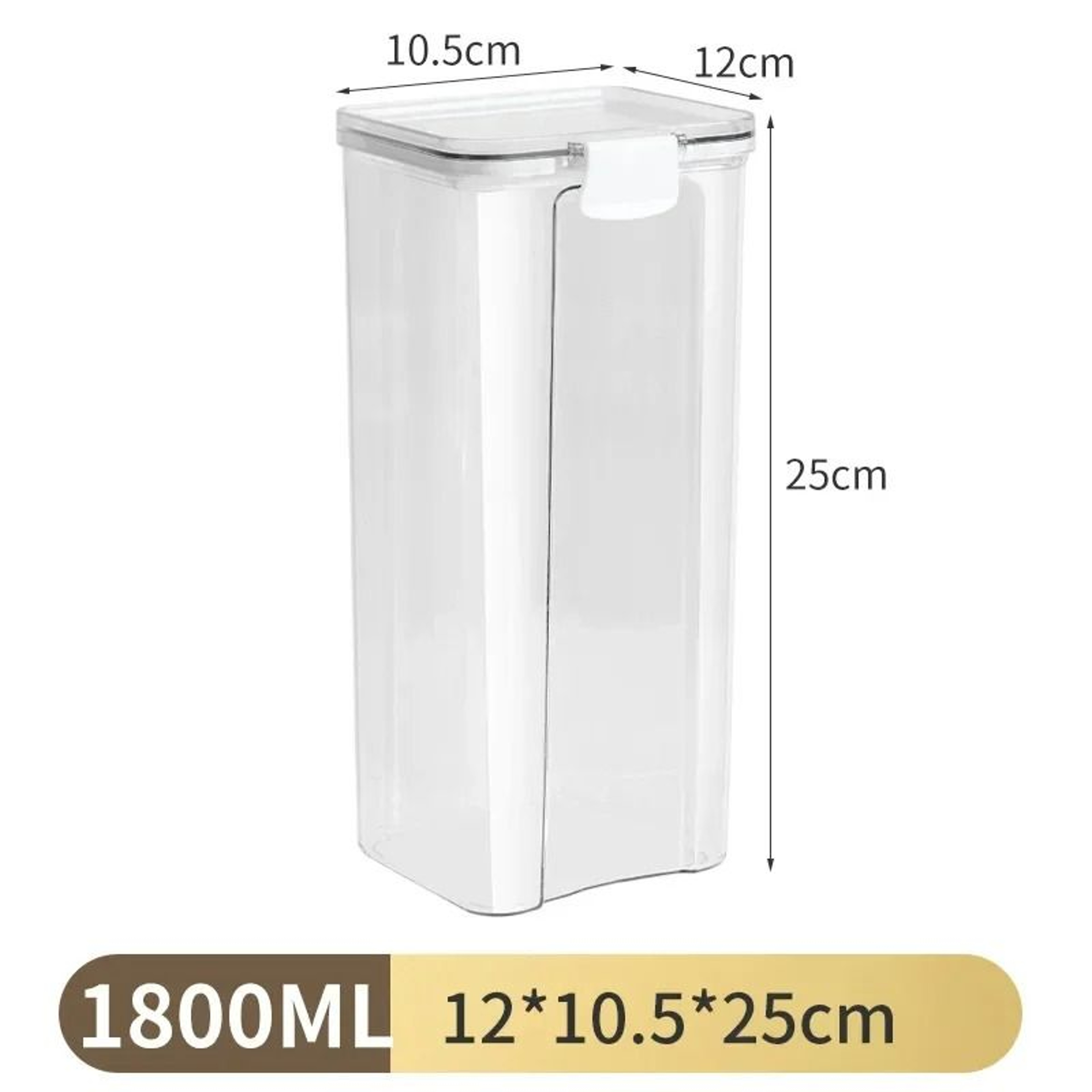 Kitchen Sealed Storage Jars With Airtight Locking Lids 11