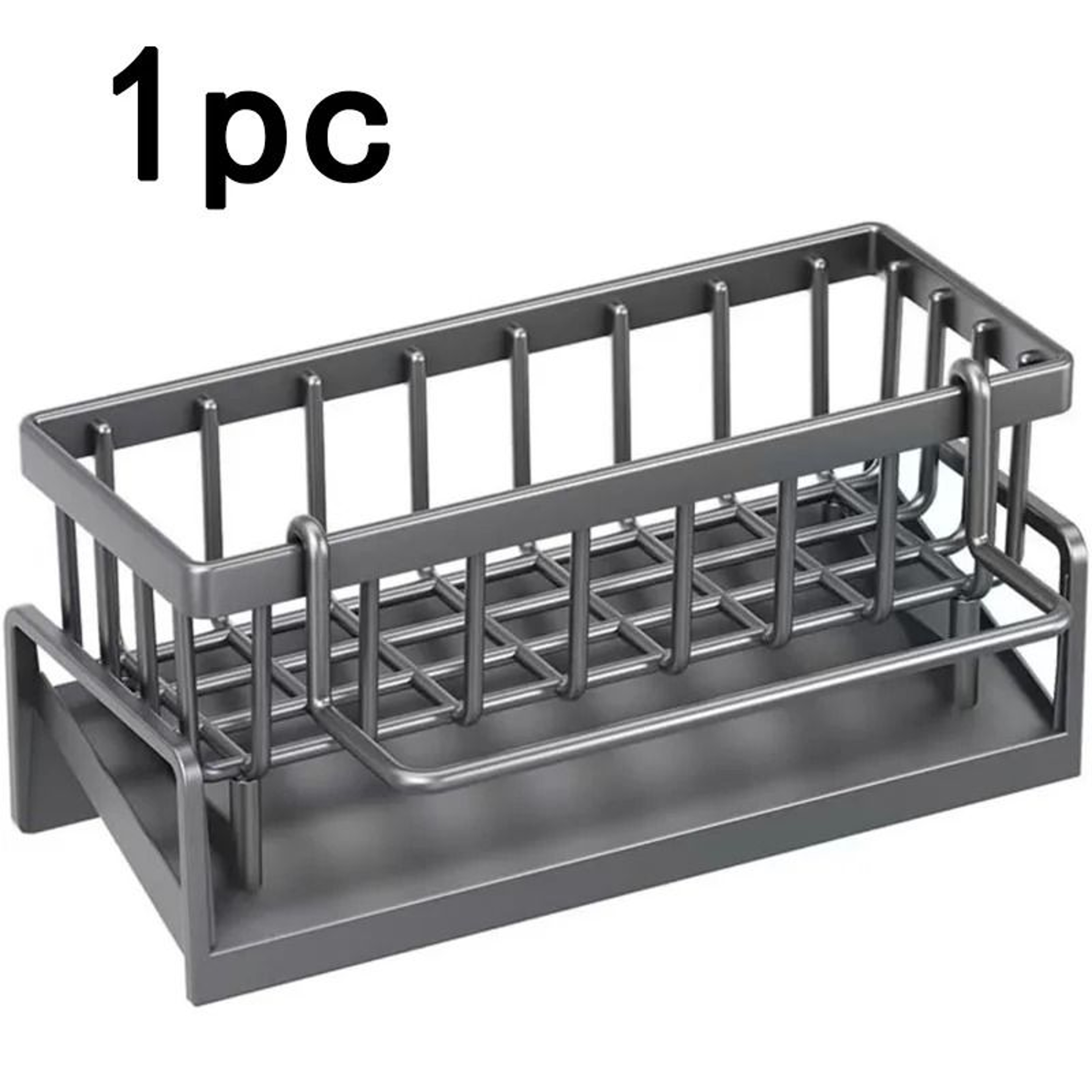 OverSink Sponge Storage Rack And Soap Dispenser Caddy 1