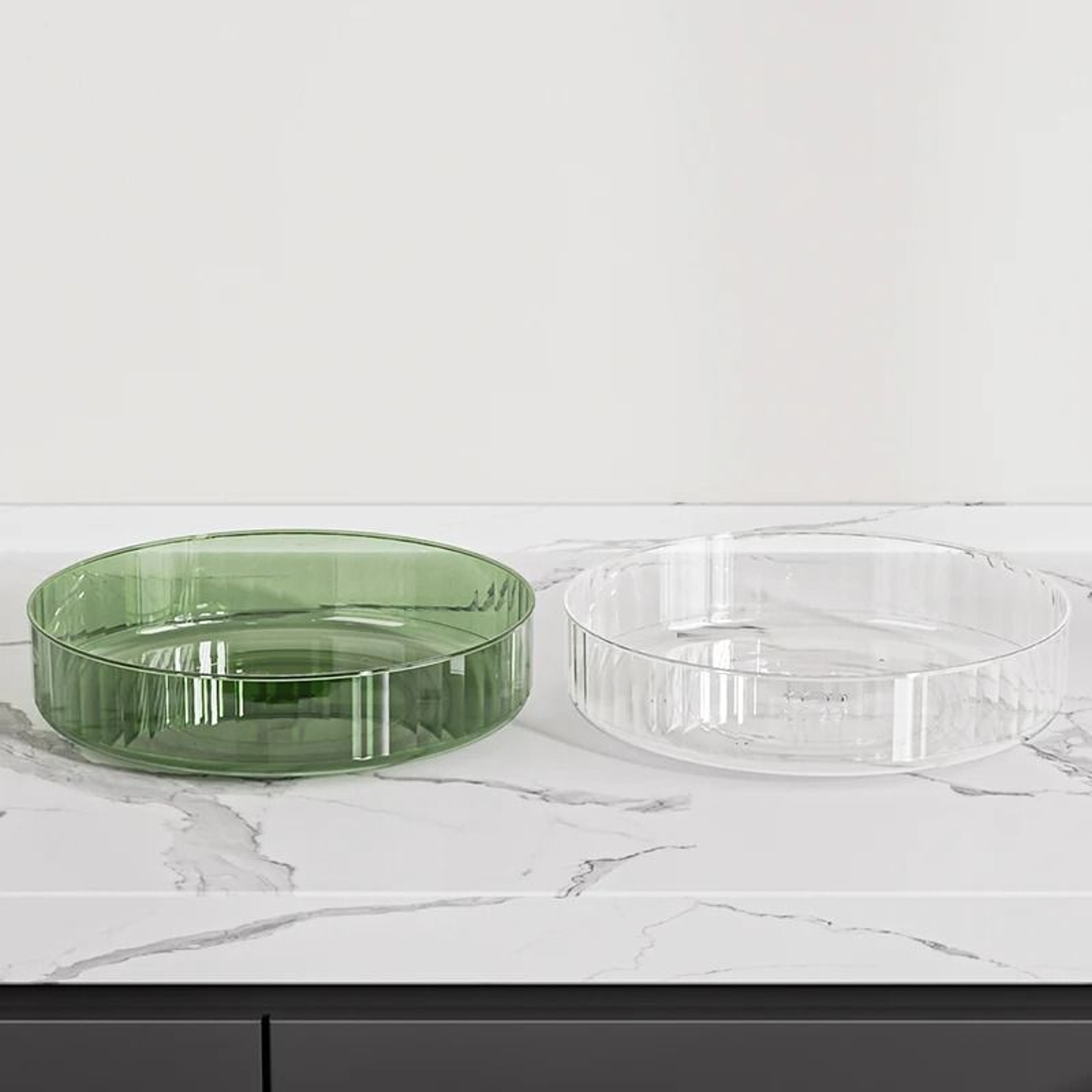 360 Rotating Lazy Susan Organizer  Premium Clear Turntable Storage Tray For Fridge Pantry And Count 6