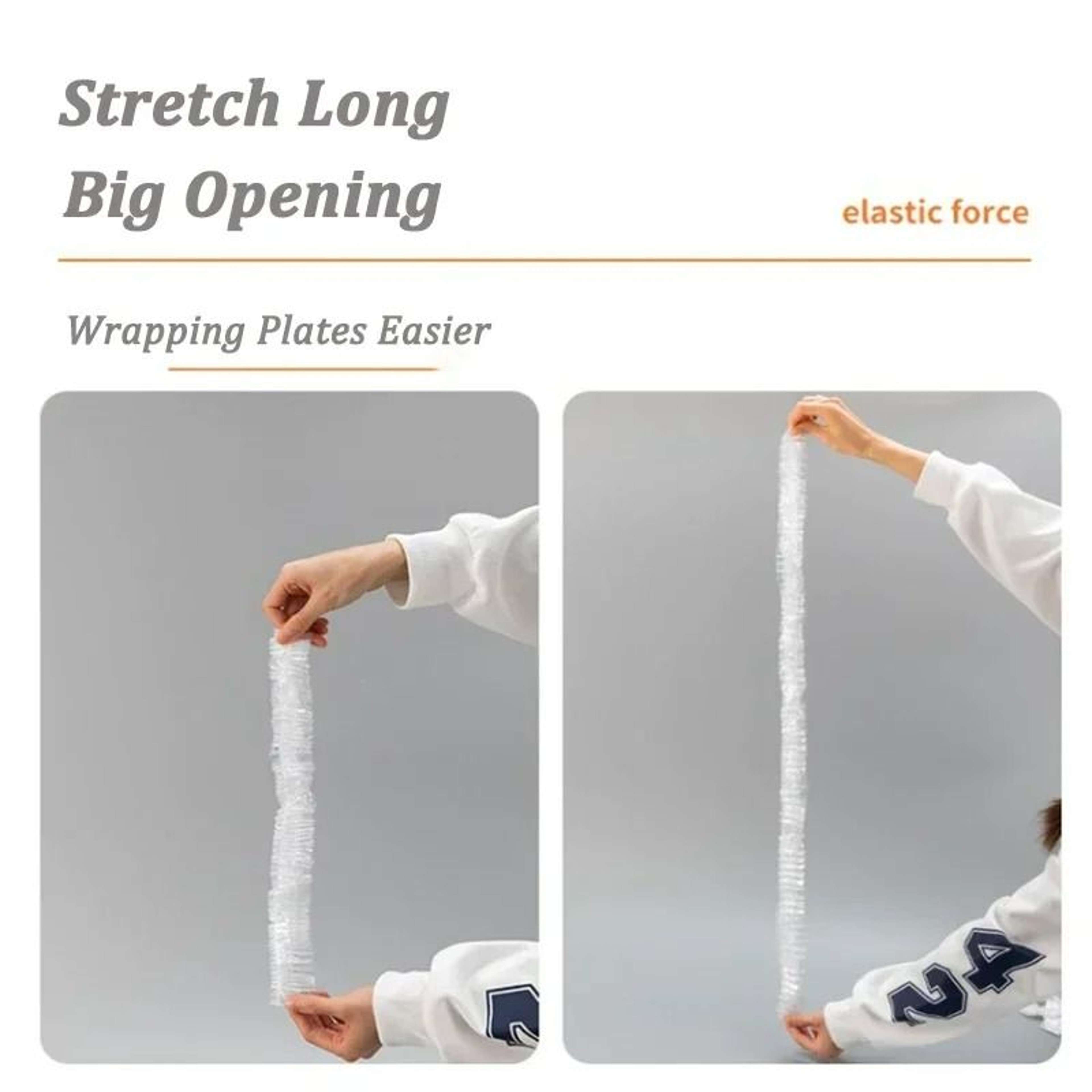 Elastic Stretch Food Storage Covers  50Piece MultiSize Pack Of FoodGrade FreshKeeping Stretch Lids 4