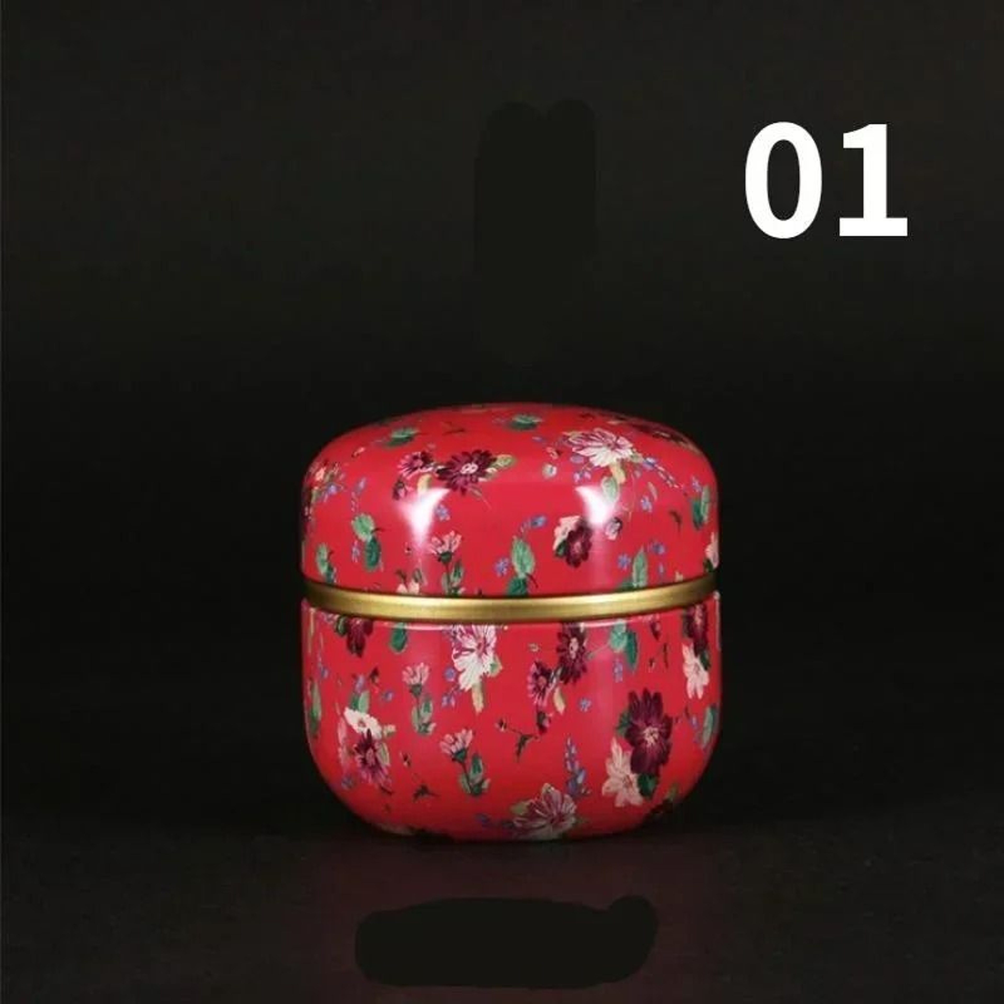 Airtight Tea Storage Tin  MultiPurpose Kitchen Canister  Decorative Sweetmeats Container 8