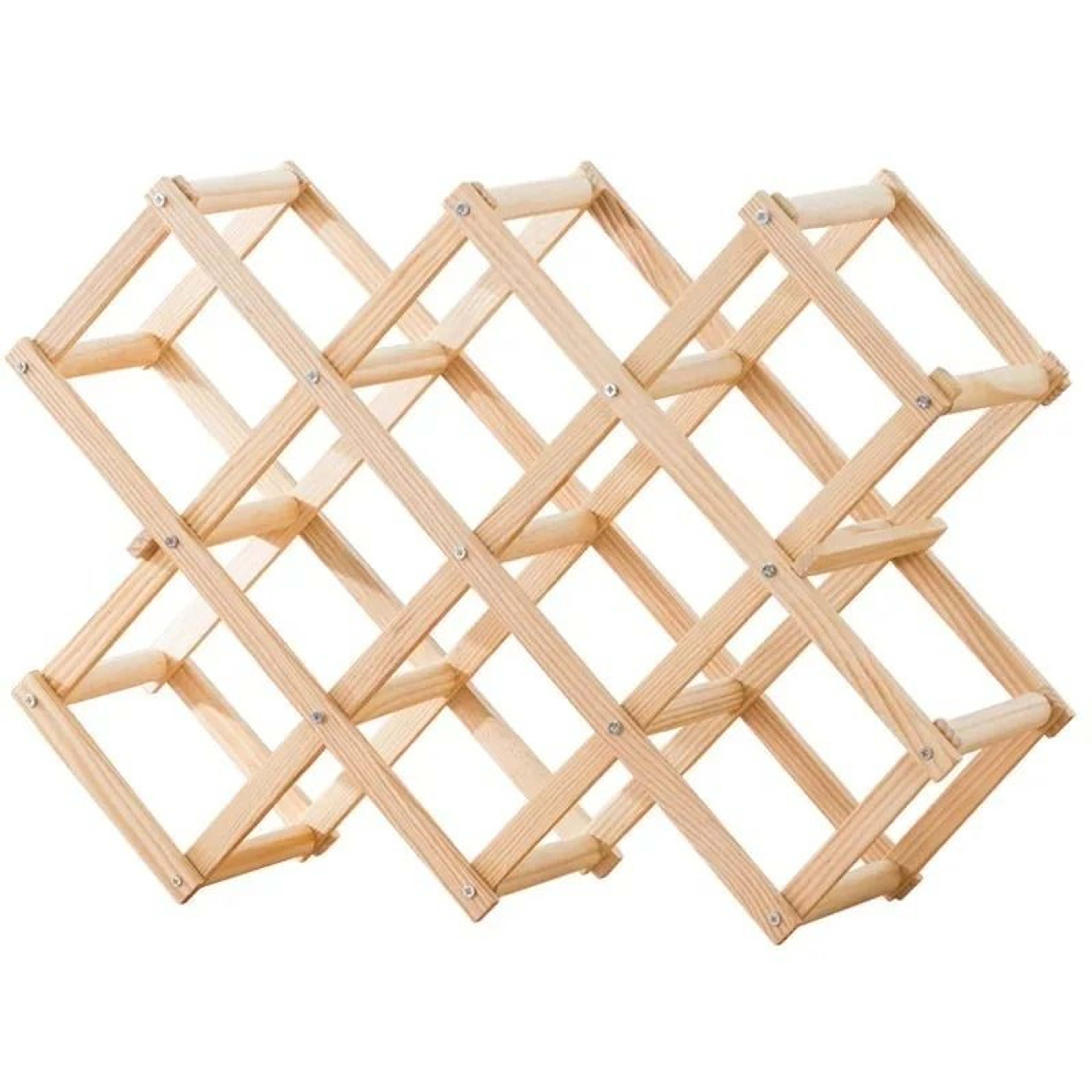 Stackable Wooden Wine Storage Shelves  Modular Countertop Display Rack  Home Bar Cabinets Organizer 5