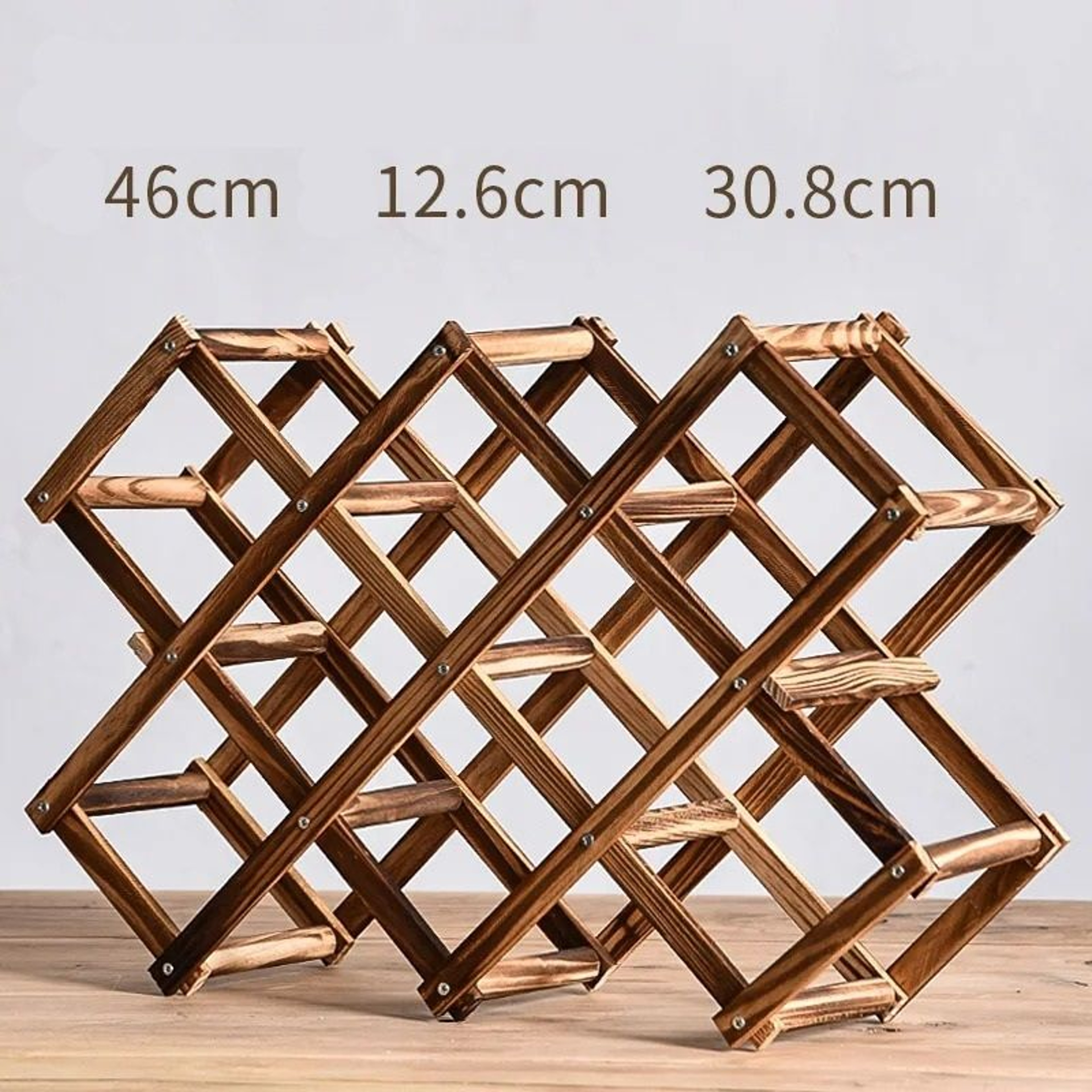 Stackable Wooden Wine Storage Shelves  Modular Countertop Display Rack  Home Bar Cabinets Organizer 14